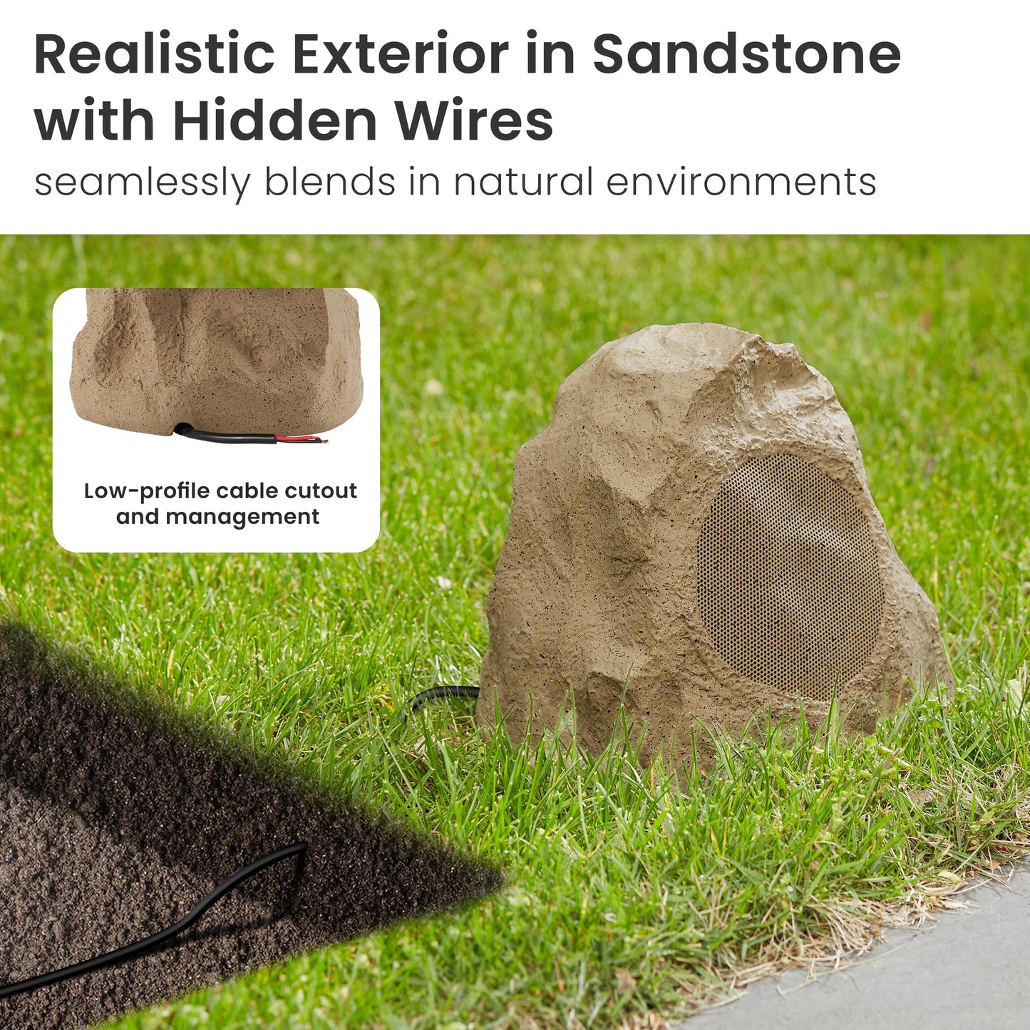 Bocinas Rock Outdoor Theater Solutions Beige 2R4S