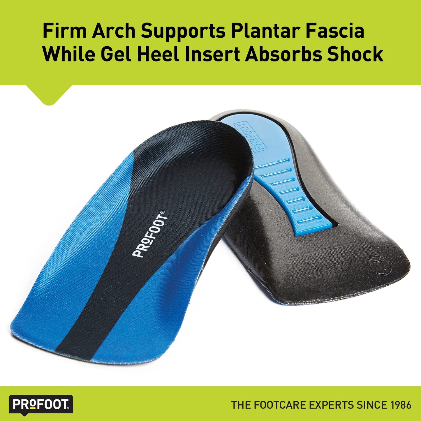 Plantillas Ortopédicas PROFOOT Plantar Fasciitis para Hombre 8-13