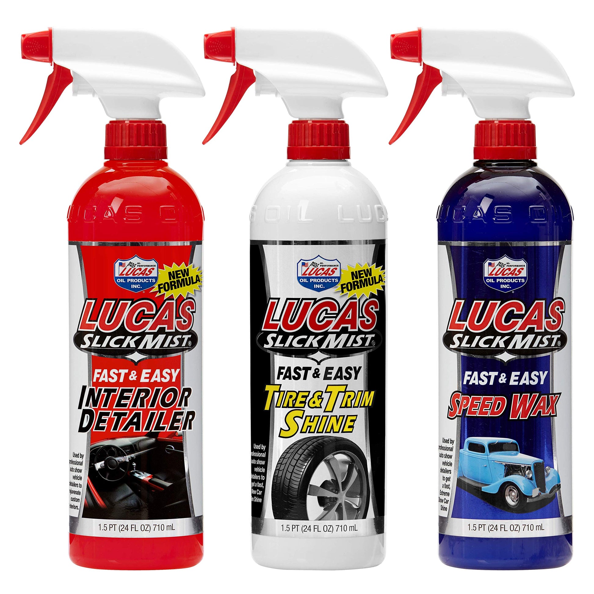 Lucas Oil 10558 Kit Completo de Detallado Slick Mist, 3 Piezas