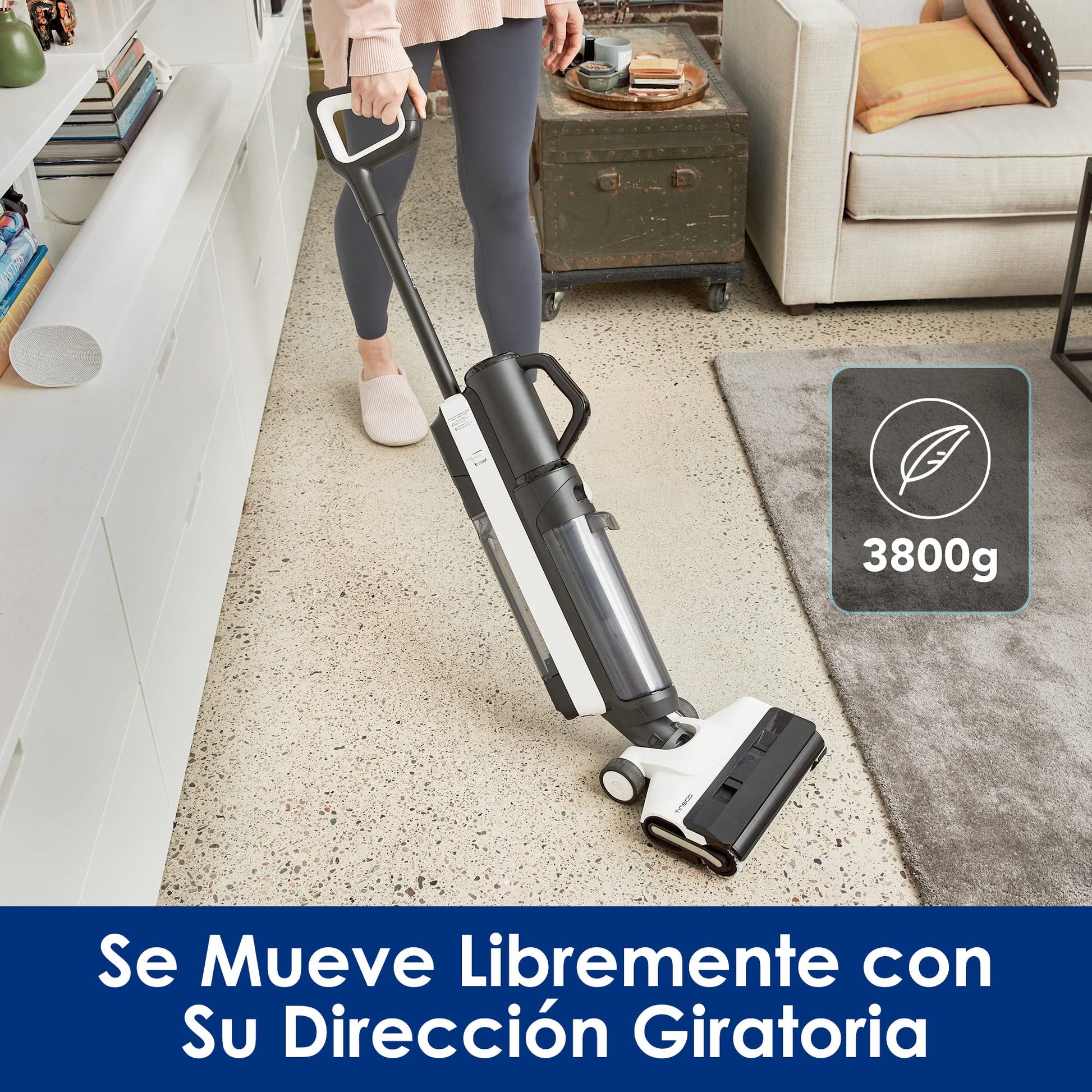 Aspiradora Tineco Floor ONE S5 Combo Multisuperficie Ligera inalámbrica 2 en 1