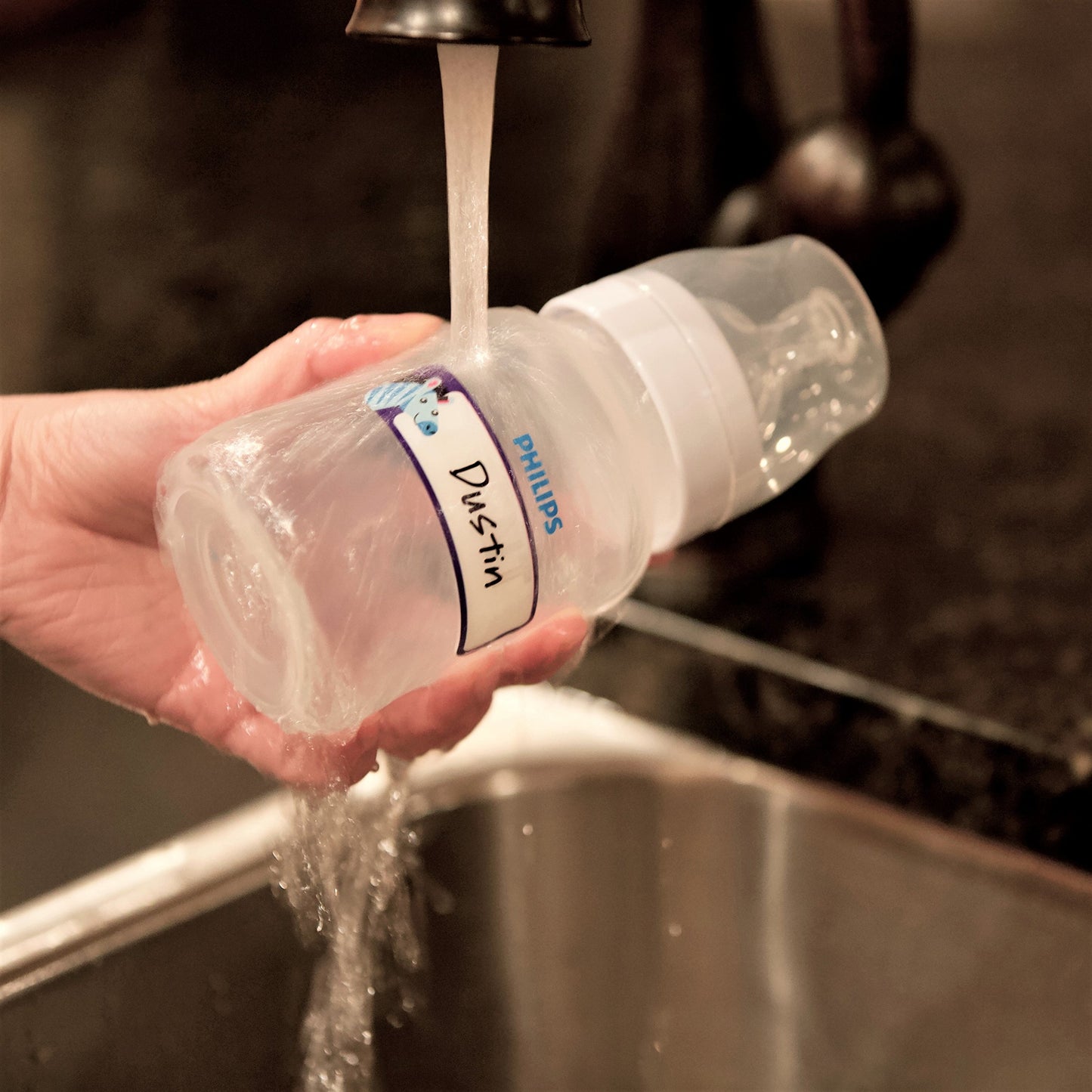 Etiquetas para Biberones Youngever Multicolor Autolaminadas con 60 Diseños Divertidos