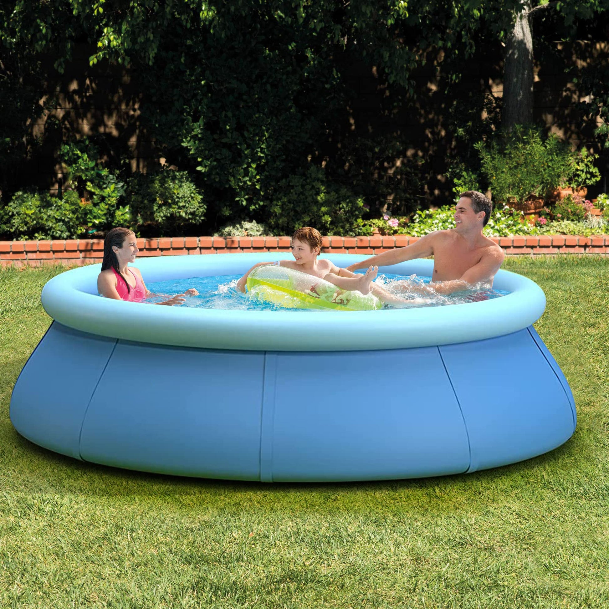 Piscina Inflable Familiar Anillo Superior para Patio Trasero
