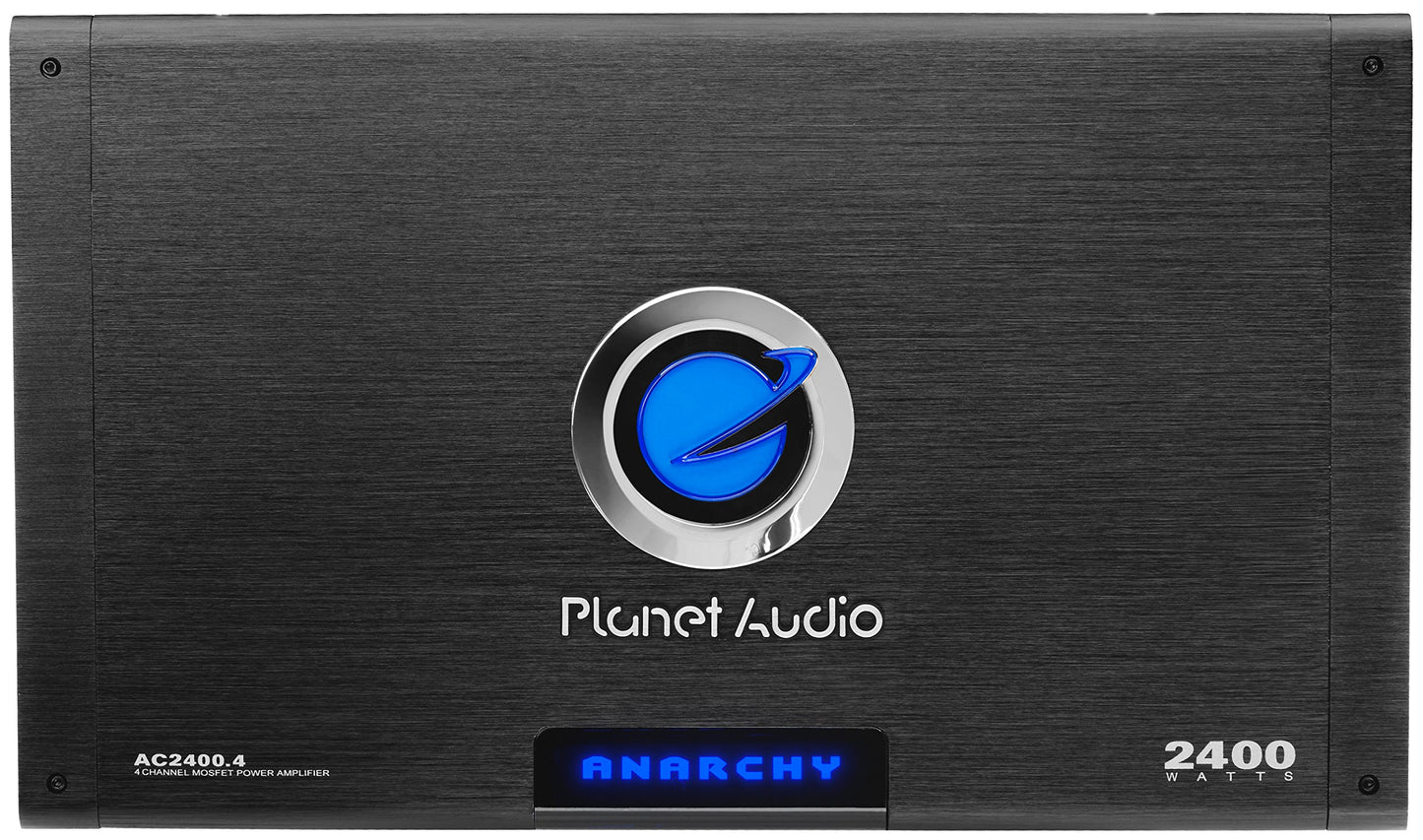 Amplificador de Clase A/B 2400-Watt 4 Canales Planet Audio Anarchy