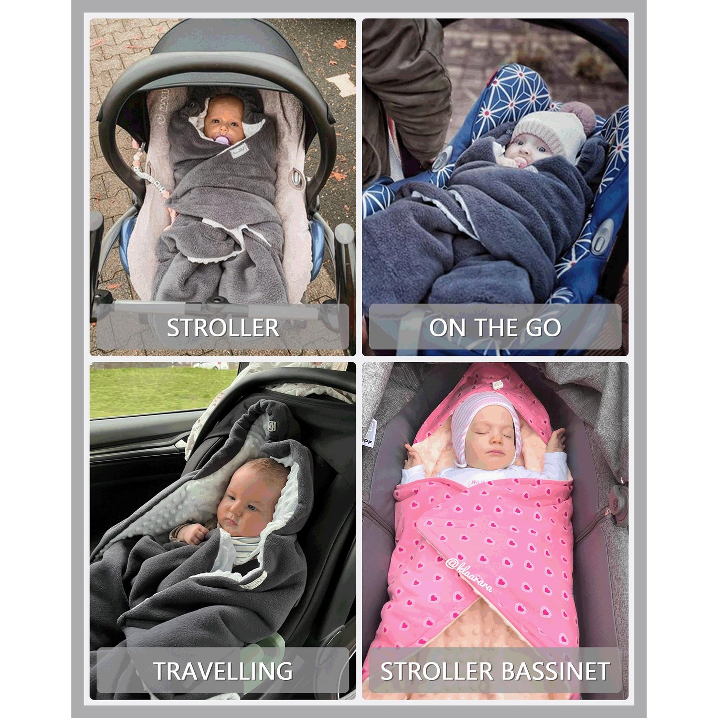 Funda de Asiento de Coche Swaddyl para Bebé Esencial de Invierno