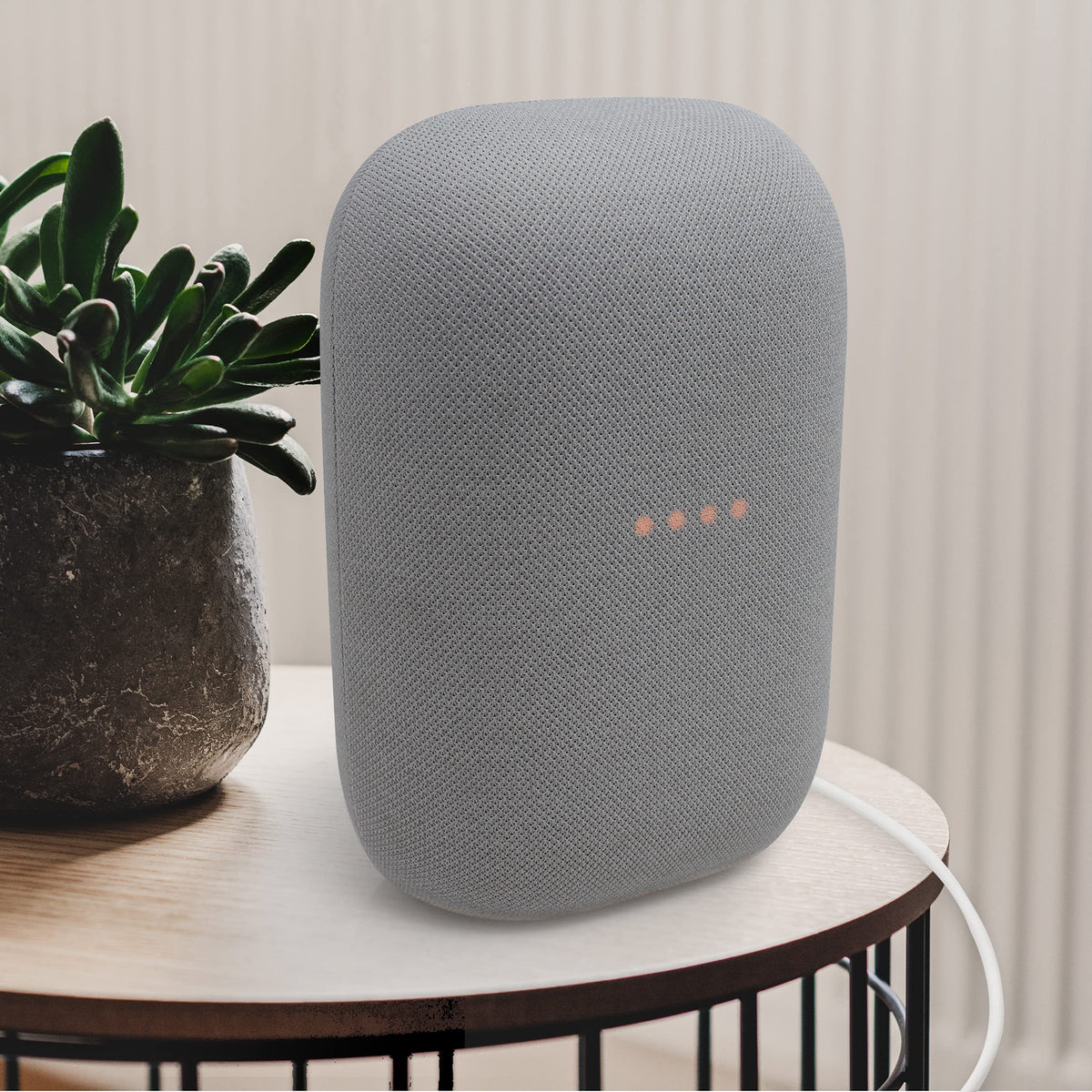 Adaptador de Corriente Vebner Blanco Compatible con Google Nest Hub Max y Audio