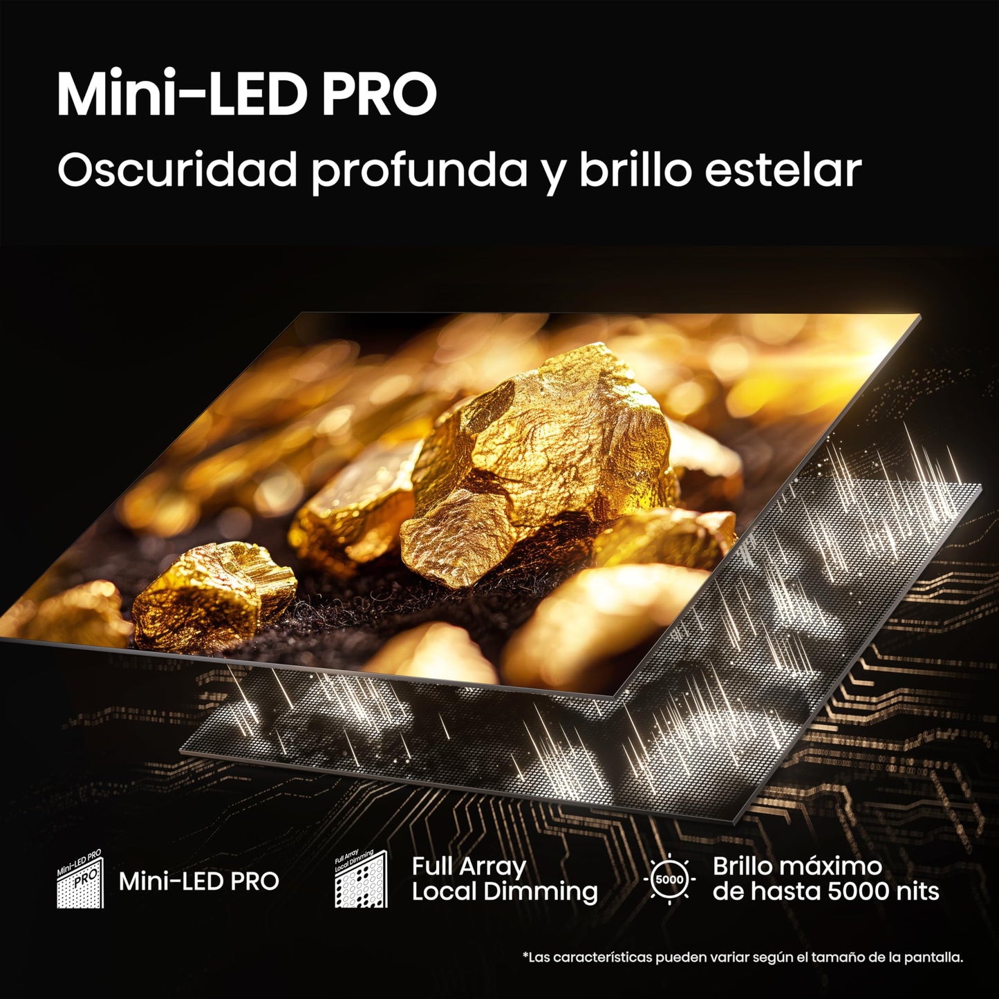 Hisense Television U8QG (Modelo 2025) Pantalla 65 Pulgadas,Mini-LED Pro Smart Google TV UHD 4K,Control Remoto por Voz con Alexa,Modo de Juego Ultra de 165 Hz,Hi-View AI Engine Pro