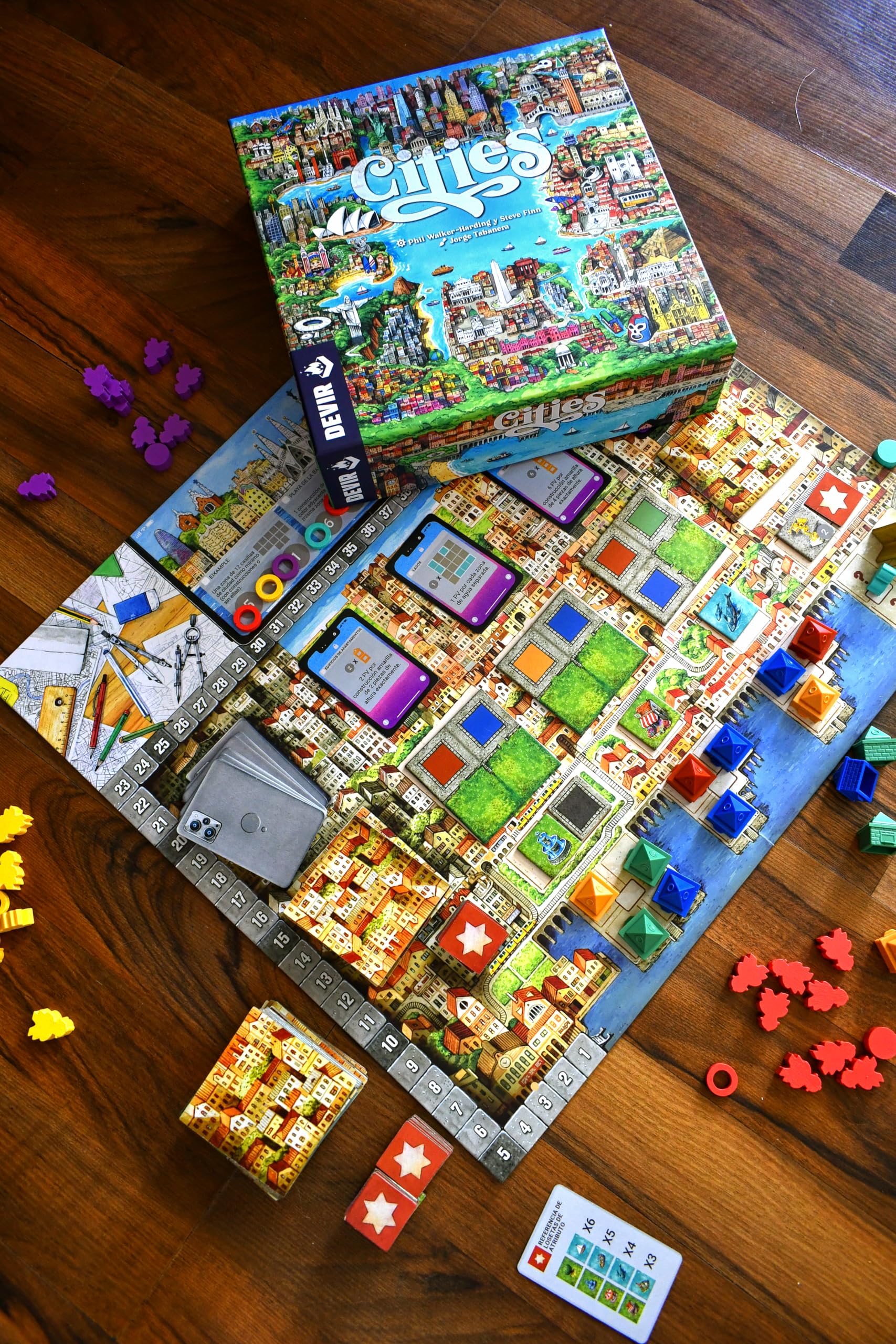 Devir Cities Juego De Mesa en Español