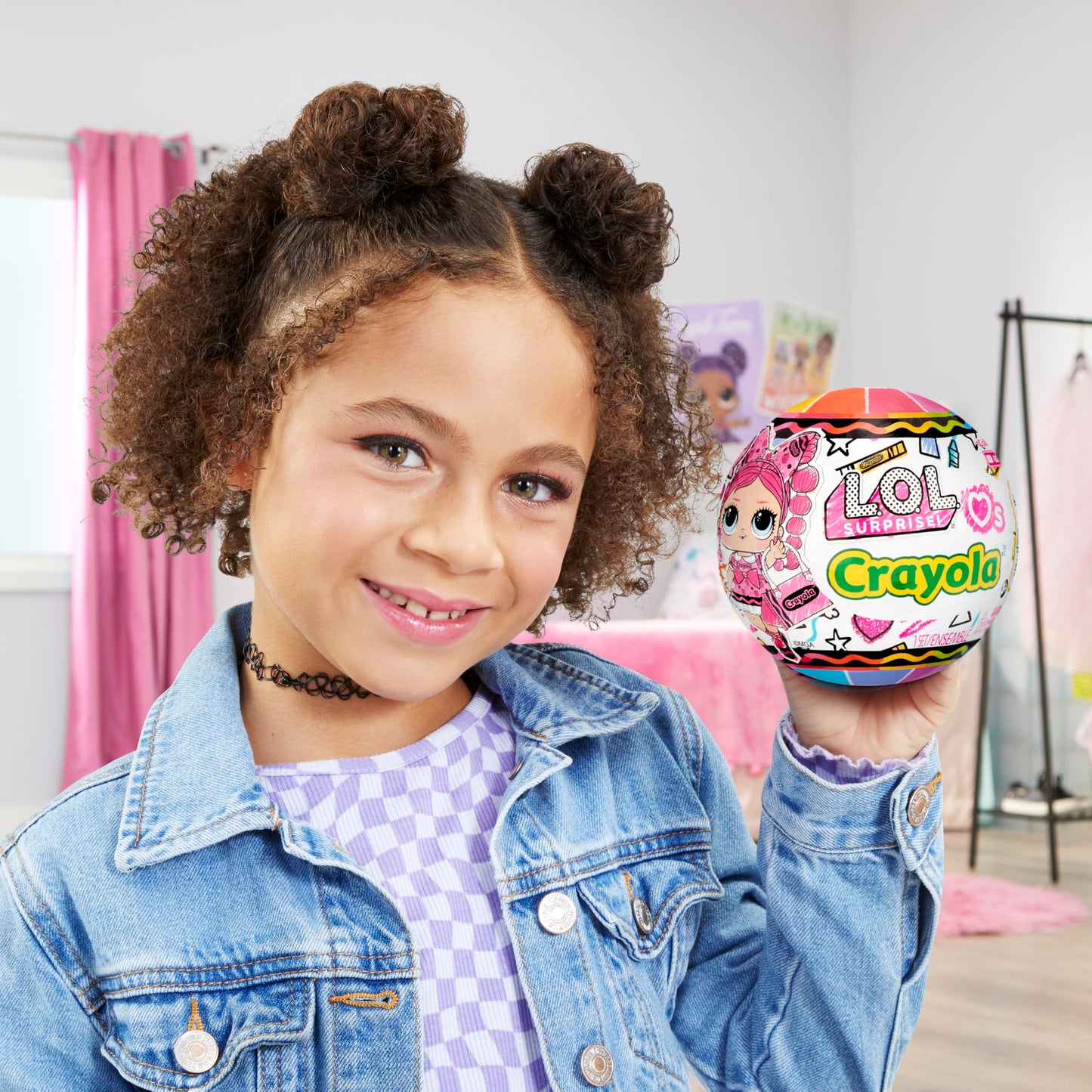 L.O.L. Surprise! Loves Crayola - Muñecas de Colores con crayones - 7 sorpresas, incluida una muñeca Sorpresa Coleccionable - Edad: 3+ años