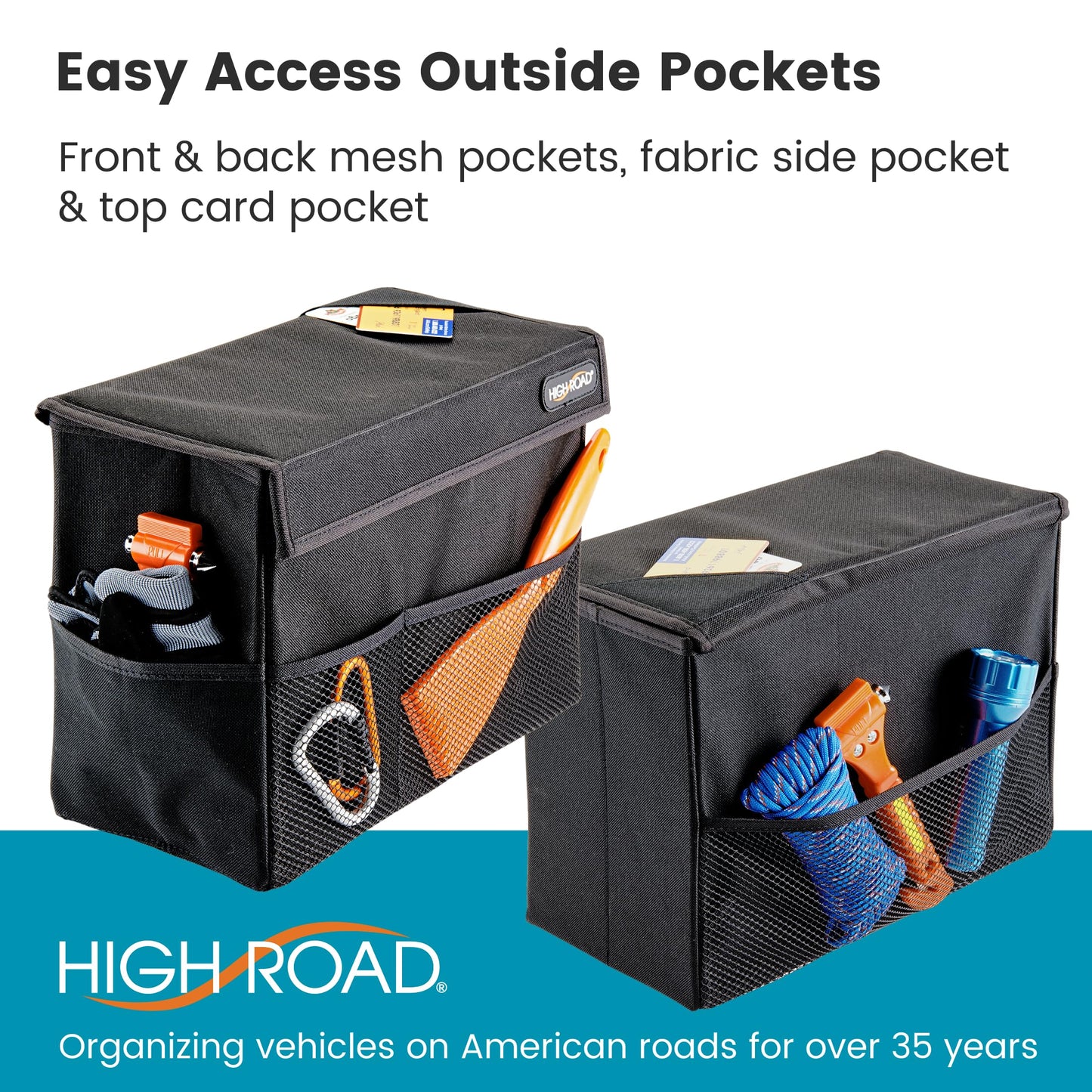 High Road carganizer Consola portátil Organizador de Coche
