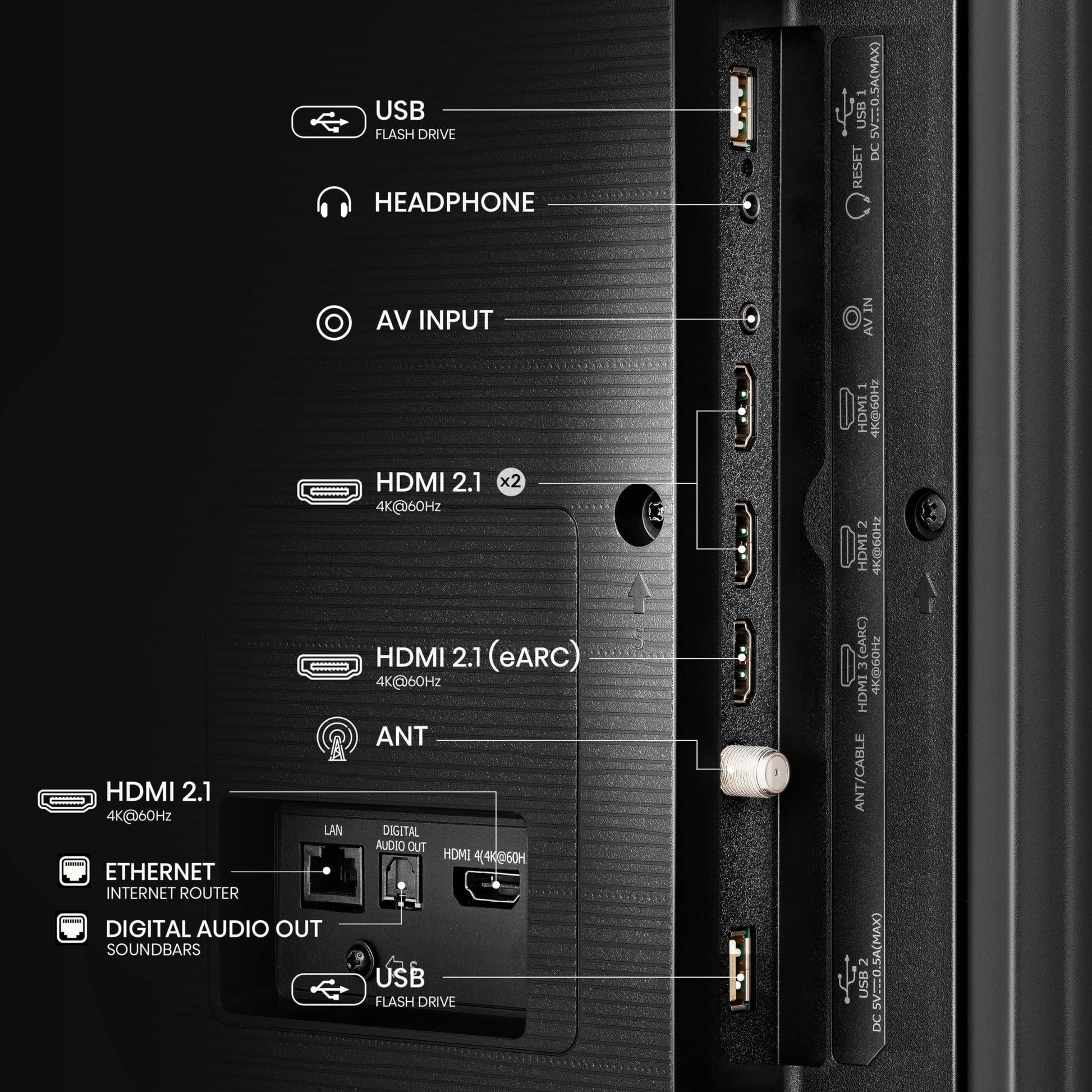 Hisense Television A6N Pantalla 58 Pulgadas, Smart Vidaa TV UHD 4K,Control Remoto por Voz con Alexa, Dolby Vision, Amplia Gama de Colores, Modo de Juego Plus,ALLM, mira TV en Vivo sin Cable