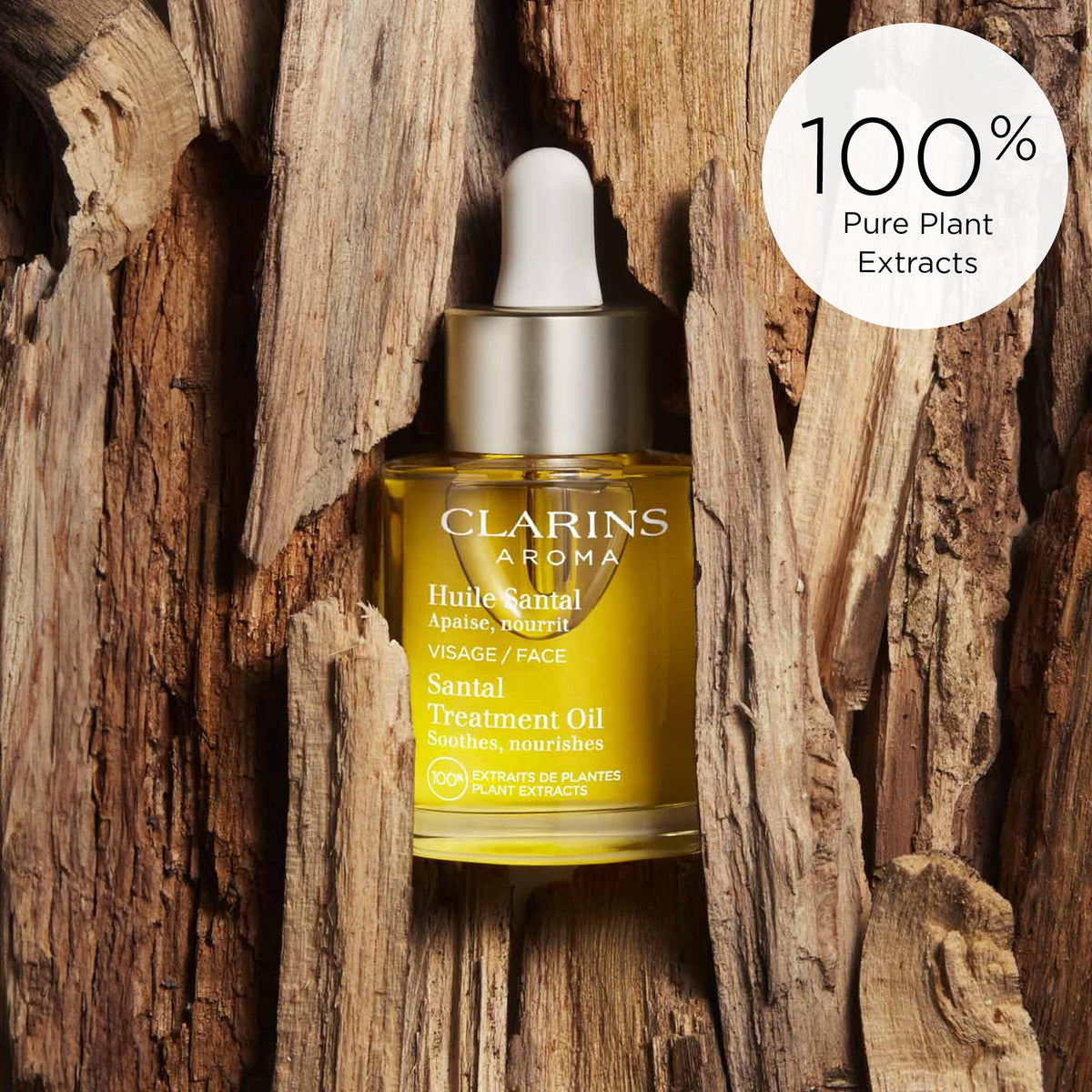 Santal Face Treatment Oil - Dry Skin by Clarins for Unisex - 1 oz Treatment
