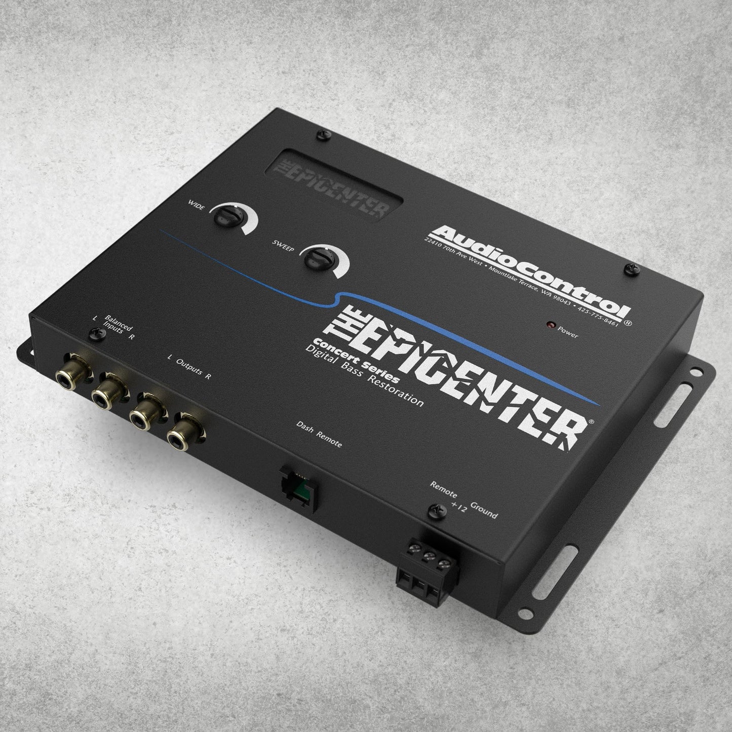 AUDIOCONTROL el epicentro Black Bass restauración procesador