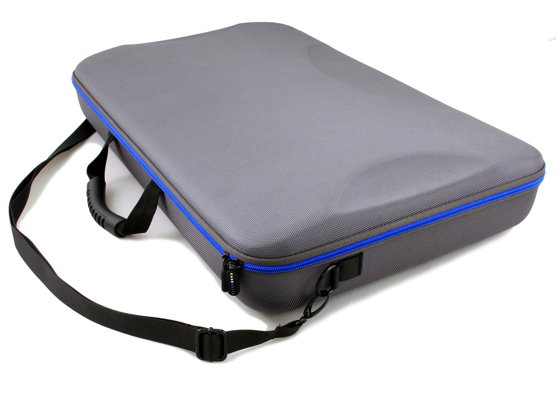 CASEMATIX Funda de viaje compatible con Numark Mixstream Pro Plus, Mixstream Pro Go no empotrado DJ Controller, Numark NV2 Serato Mixers y más, incluye funda de transporte solo con correa para el
