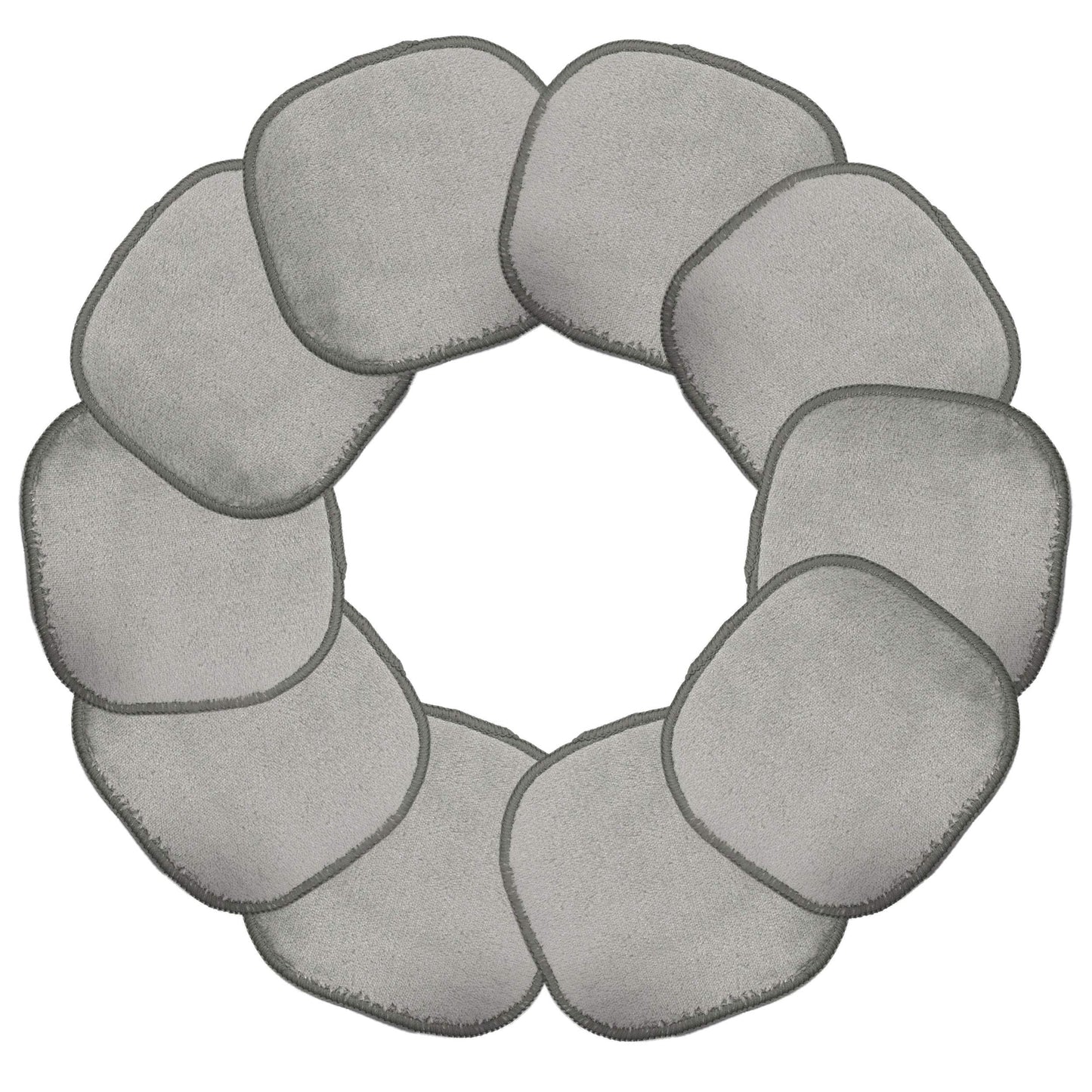 POLYTE Paño Desmaquillante Facial de Microfibra, 12.7x12.7 cm, 10 Pzas