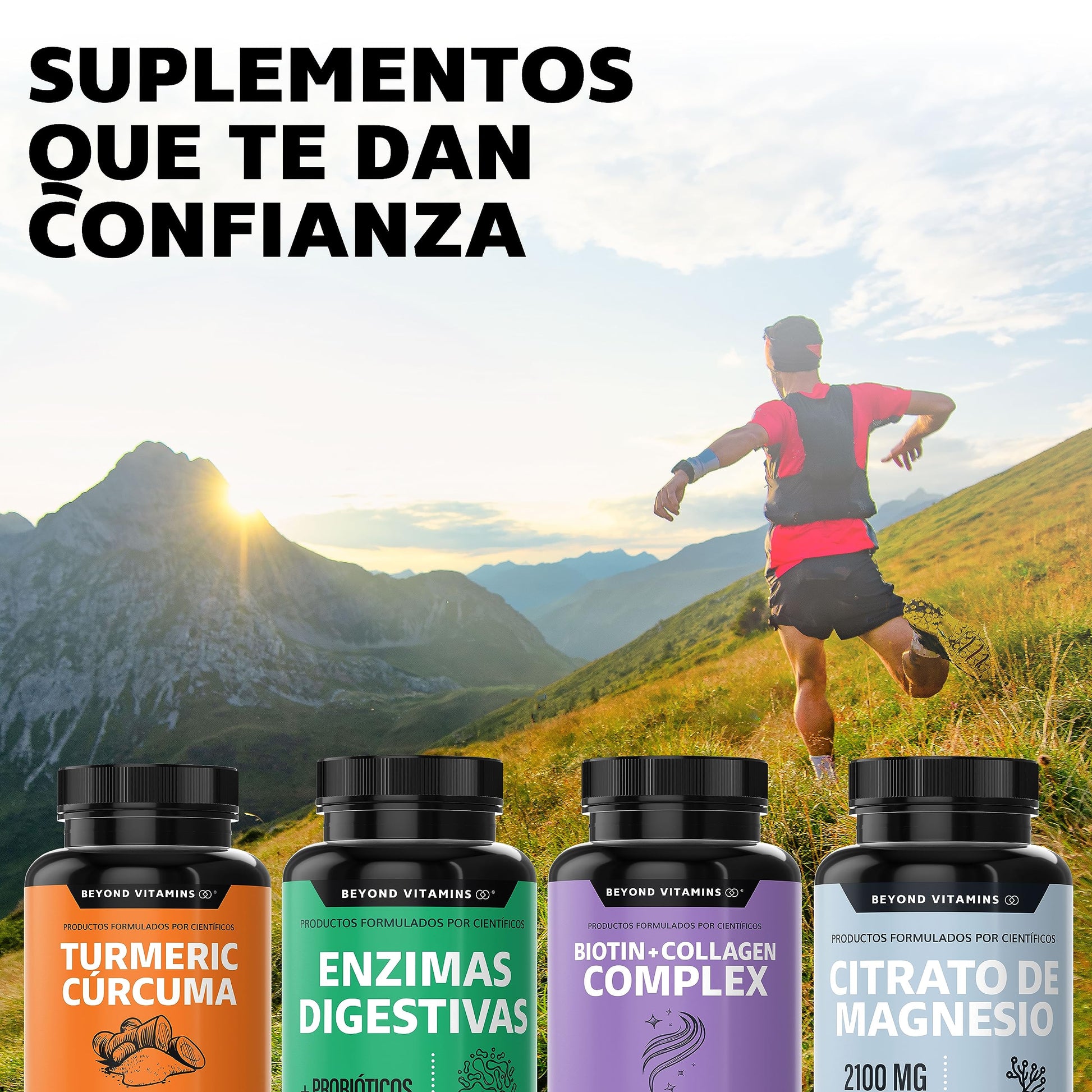 Citrato de Potasio 1000mg | Adicionados con Platano en Polvo, Curcuma y Semilla de uva | Vegano |Sin rellenos| Potassium Citrate -180 cápsulas