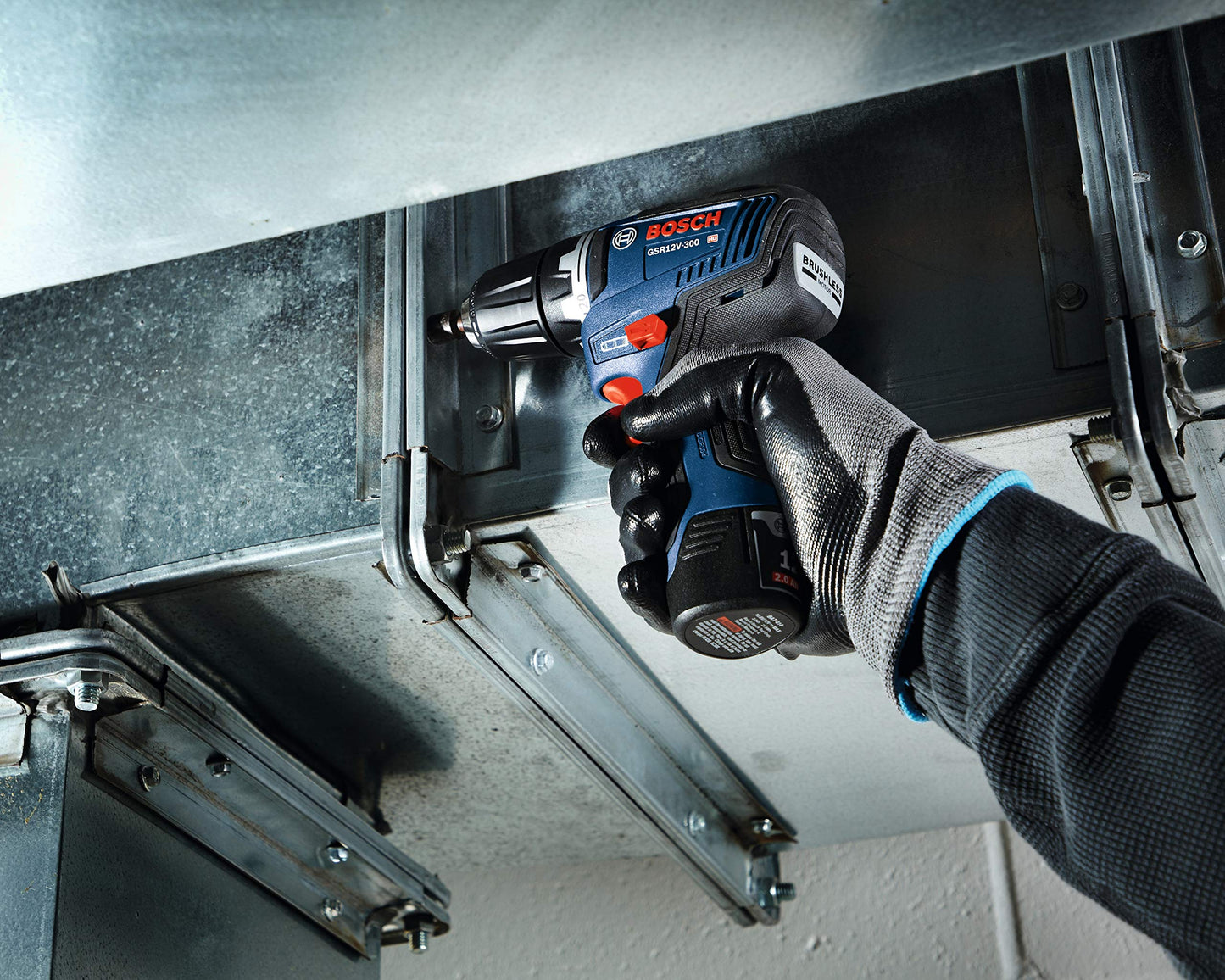 BOSCH Kit combinado sin escobillas de 12 V Max con 2 herramientas con 3/8 pulgadas. Taladro/destornillador, 1/4 pulgadas. driver de impacto hexagonal y (2) baterías de 2 Ah (GXL12V-220B22)