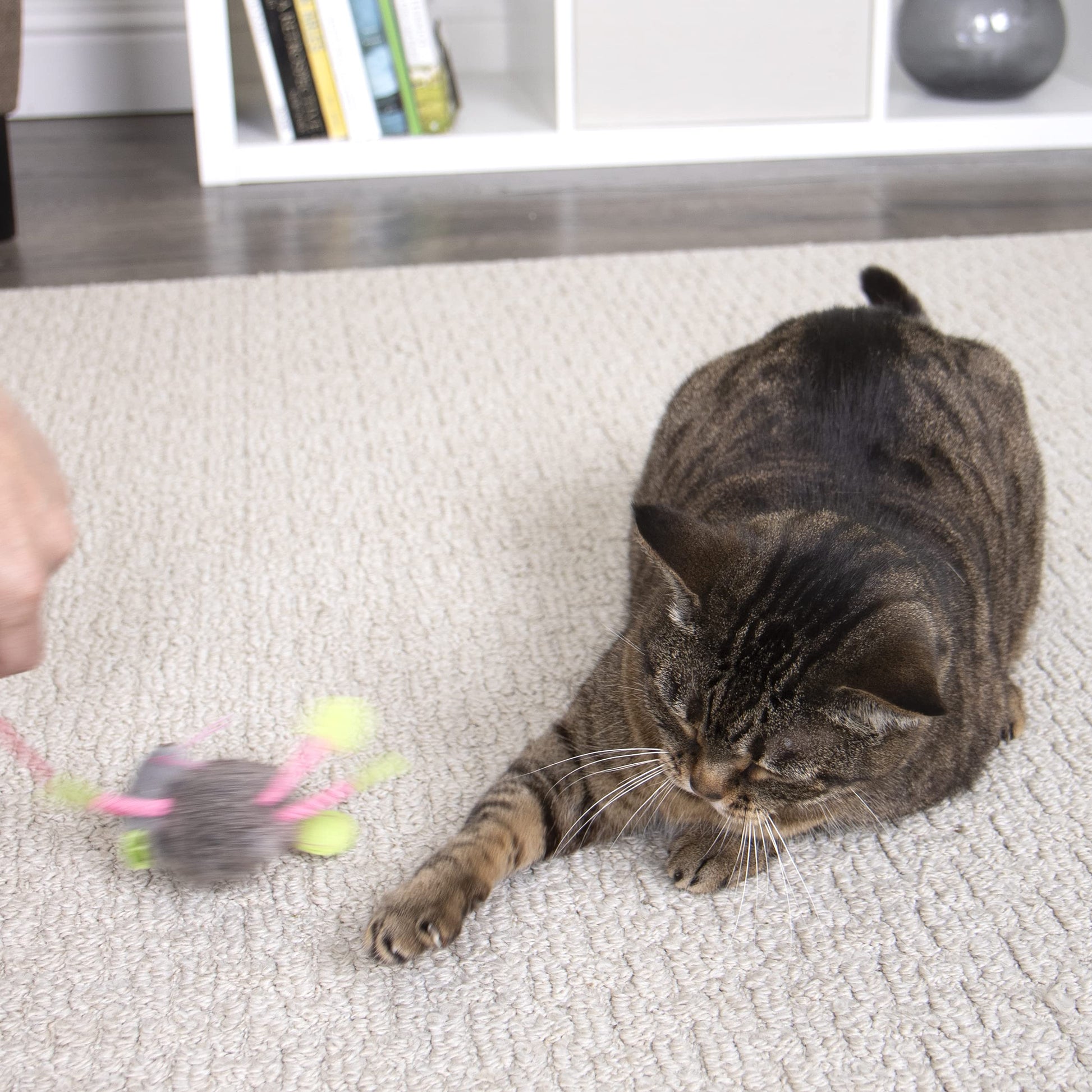 Juguete de Peluche SmartyKat ratón Hinchable para Gatos Talla única