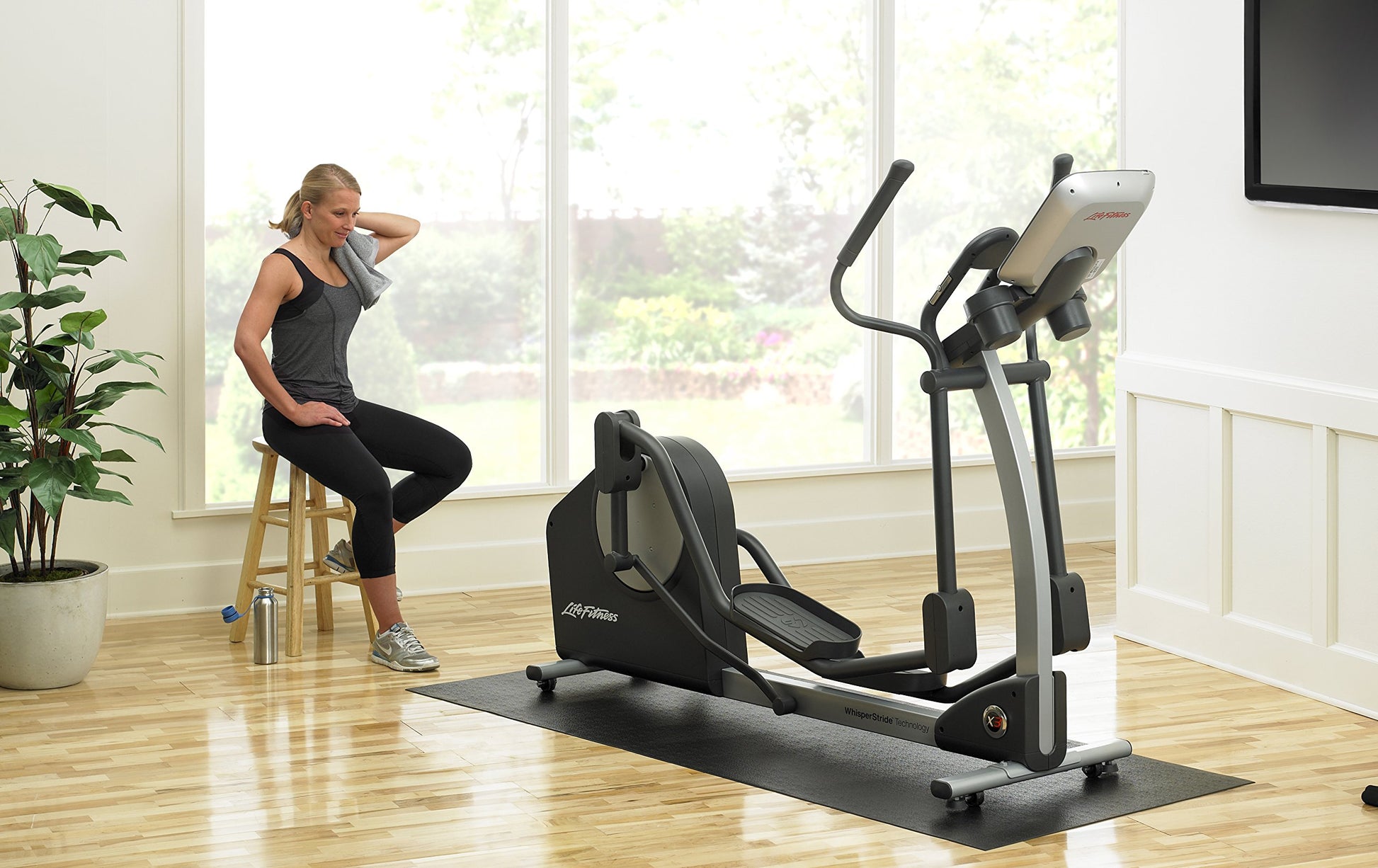 Protector de Piso P.V.C. SuperMats Gris para Cinta de Correr