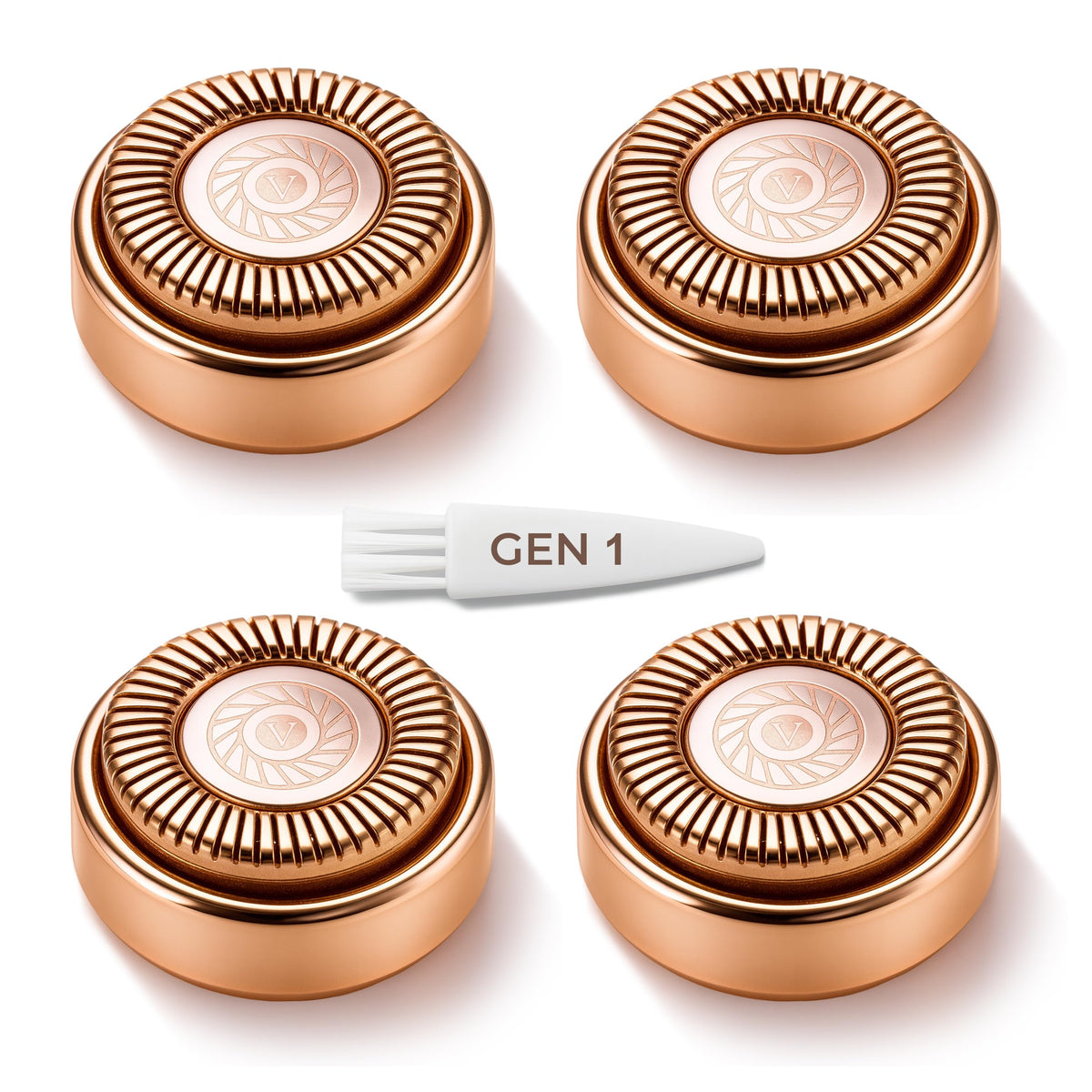 Cabezales de repuesto para acabado táctil sin fisuras faciales para mujeres, también se promueve la inobelleza gurelax EVIEY KRADAA VISOFO Bikurpia Hair Remover Razor (Gen1)
