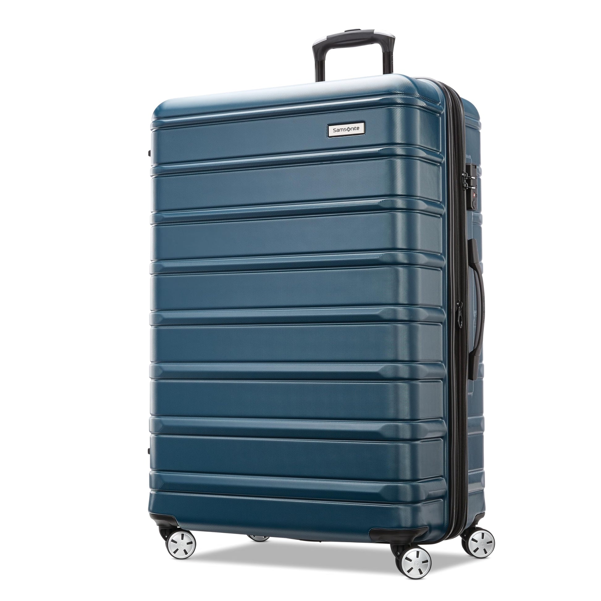 Equipaje Rígido Samsonite Verde Azulado con Ruedas Giratorias, Set de 3 Piezas Expandible