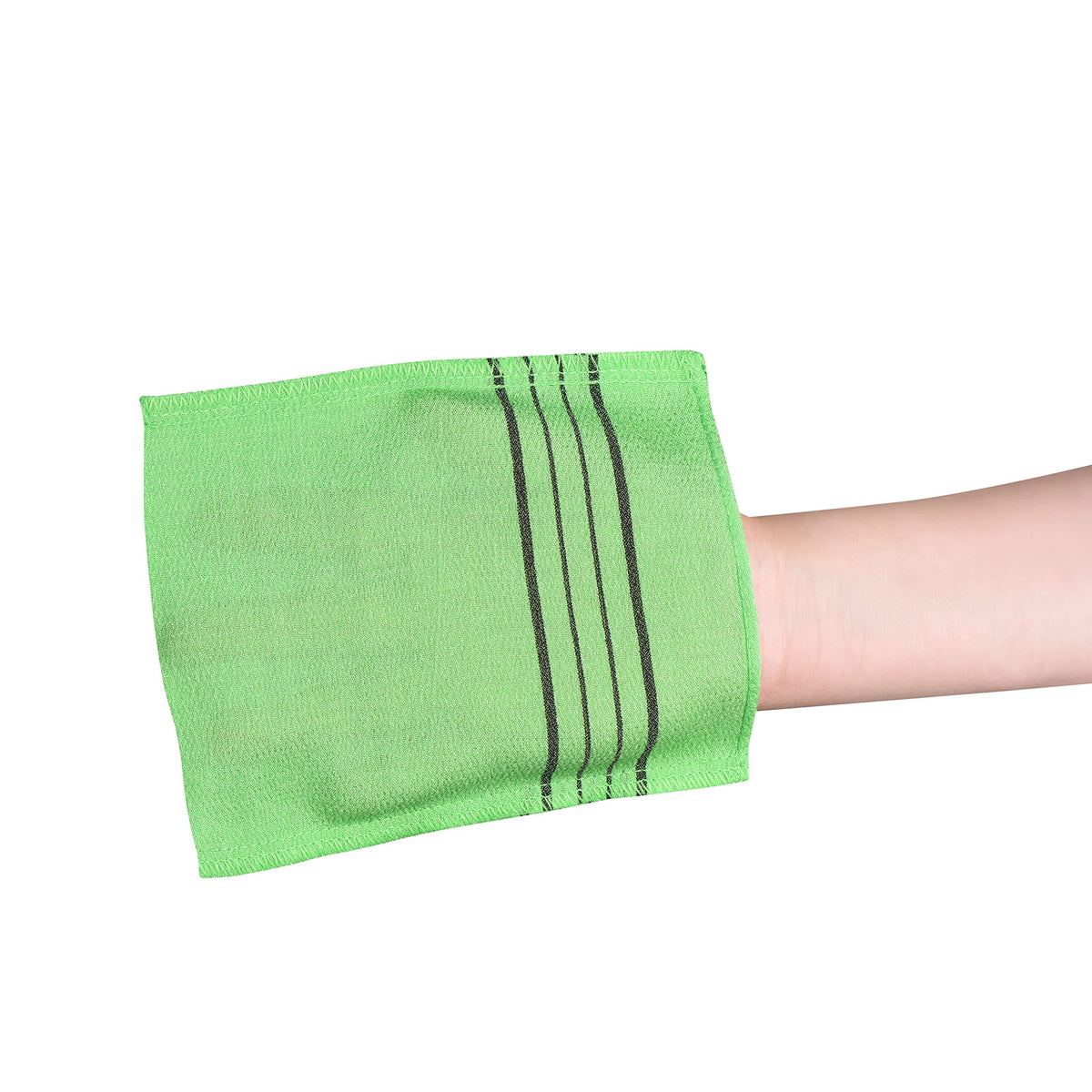 Sofrien New Korean - Guantes de toalla exfoliantes coreanos, toalla de ducha y baño coreana Itaaly (6.29 x 5.3 pulgadas, verde), fabricados en Corea (verde, 30 piezas)
