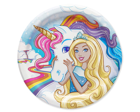 American Greetings Barbie Party Supplies, platos de papel (36 unidades)