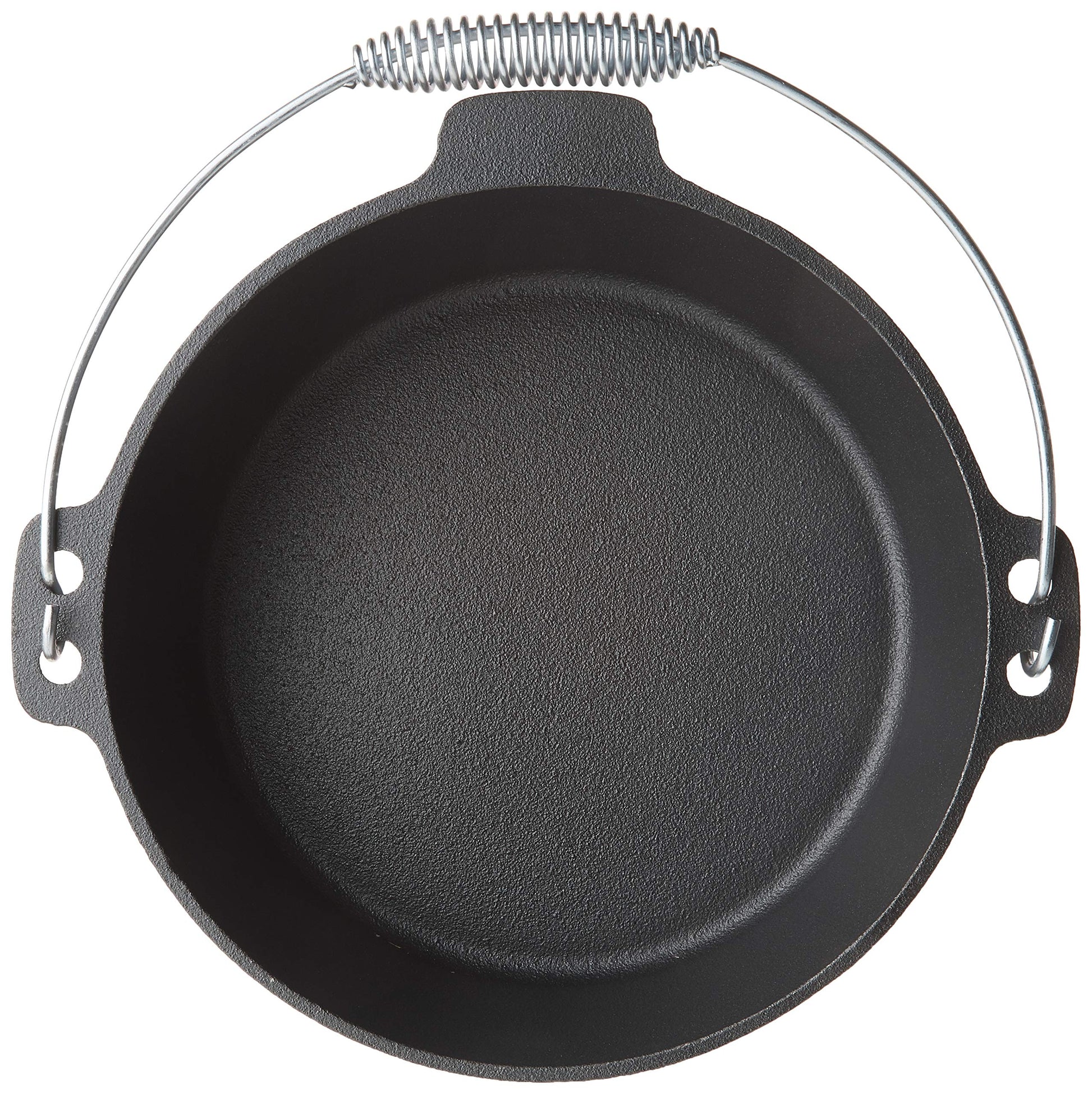 Old Mountain 10176 Pre Seasoned 4-Quart Dutch Oven with Flanged Lid, No Feet by Old Mountain