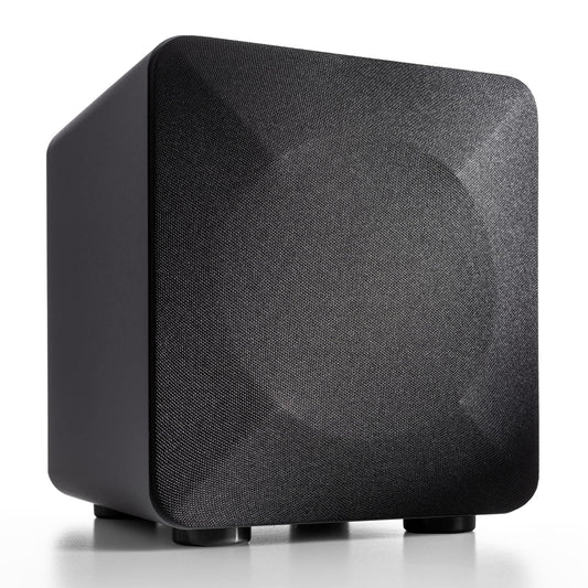 Audioengine S6 210W 6 Pulgadas – Subwoofer Compacto con poderosos Graves en un Paquete pequeño, subwoofer de Sonido Envolvente (Color Gris)
