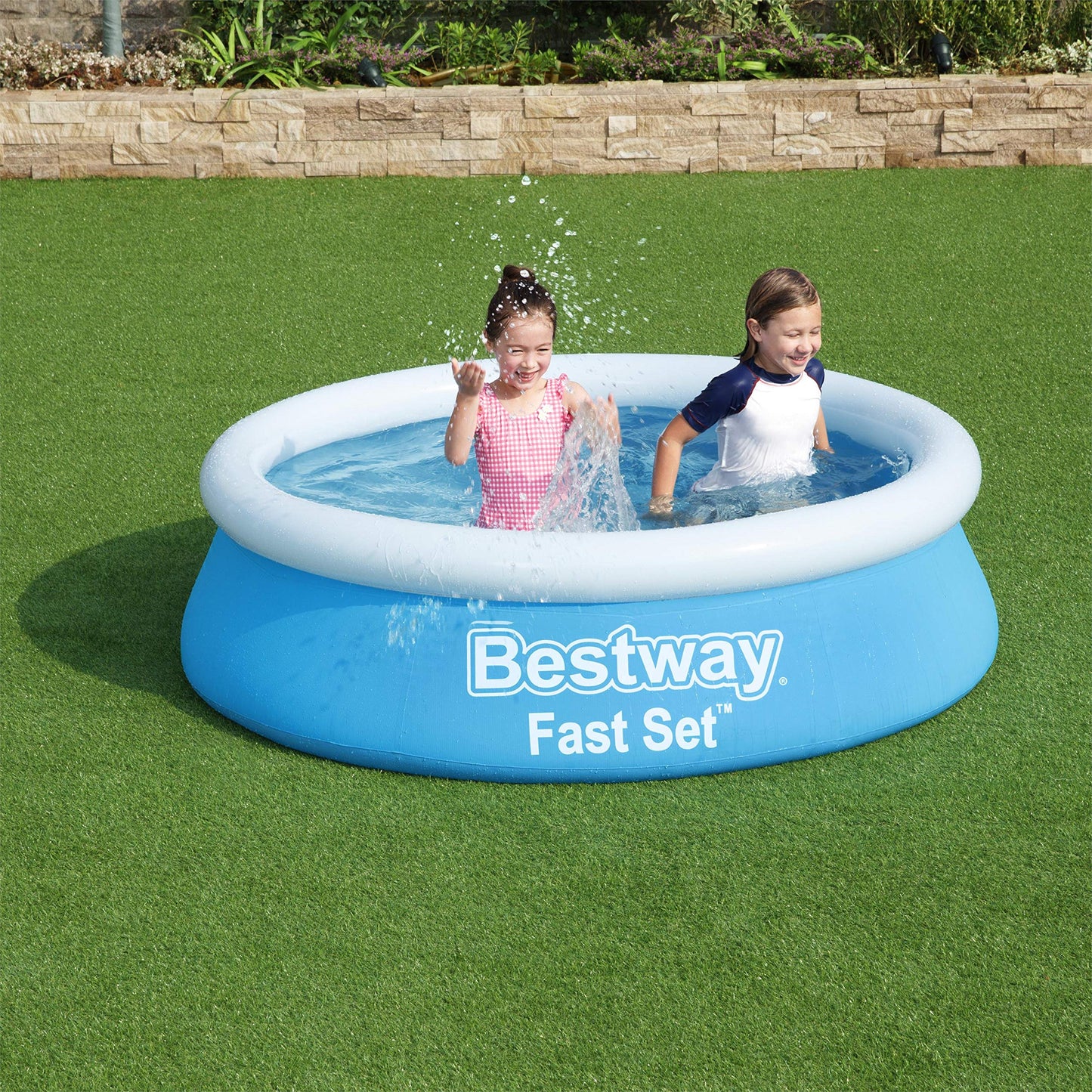 Alberca Inflable Red Azul Fast Set, Medidas 1.83Mx51Cm (6'X20"), Capacidad 940 Lts