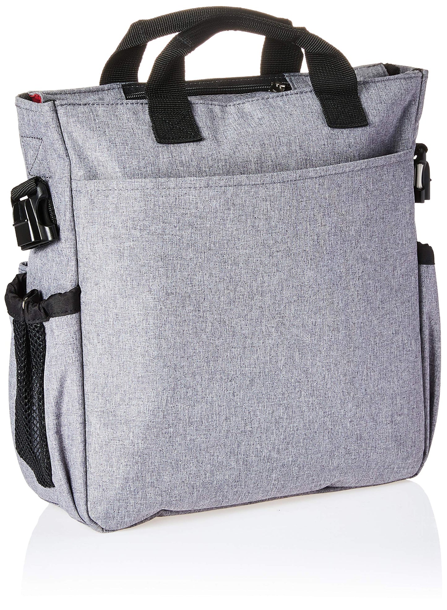 Skip Hop Messenger Diaper Bag With Matching Changing Pad, Duo Signature, Heather Grey