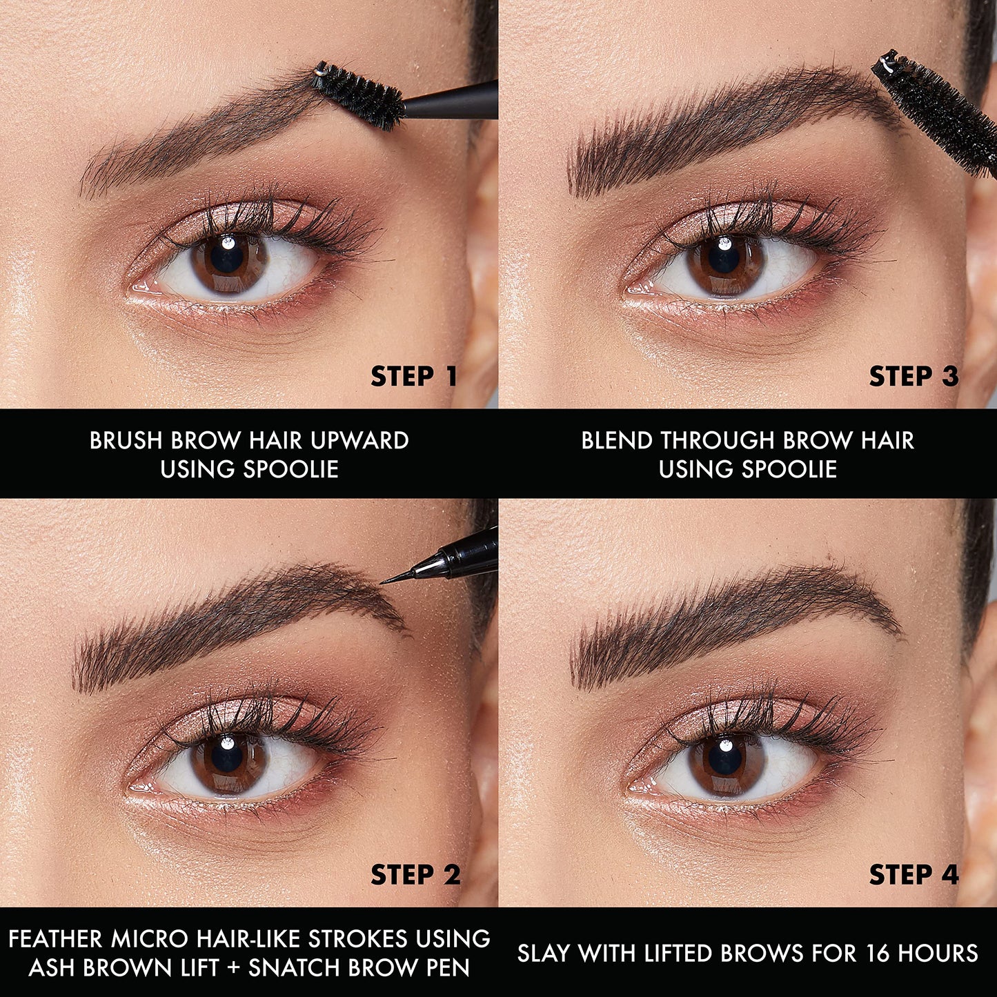NYX Professional Makeup, Lift and Snatch, Plumín de cejas, Tono Ash Brown