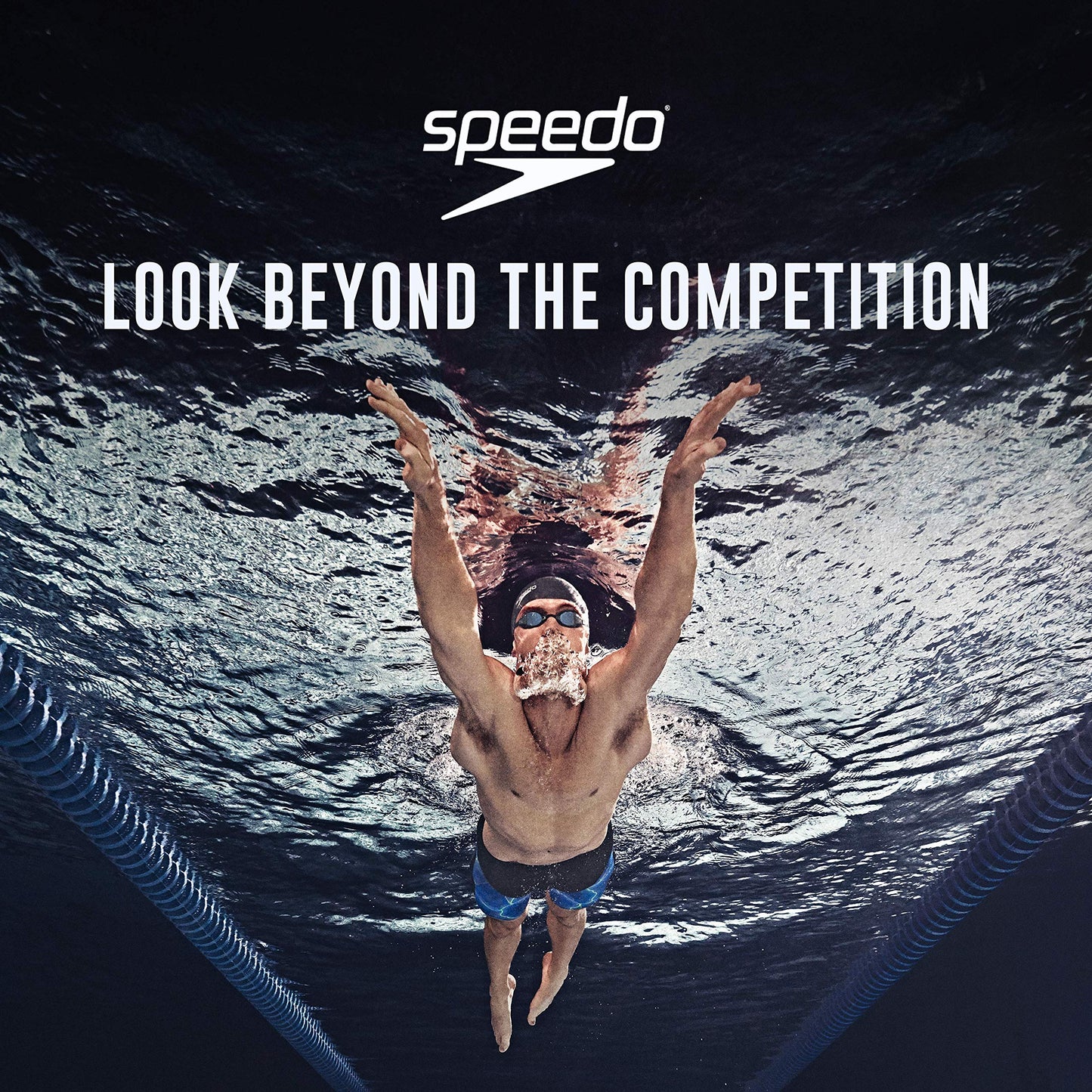 Gafas de Natación Speedo Speed Socket 2.0 Negro y Plateado con Espejo