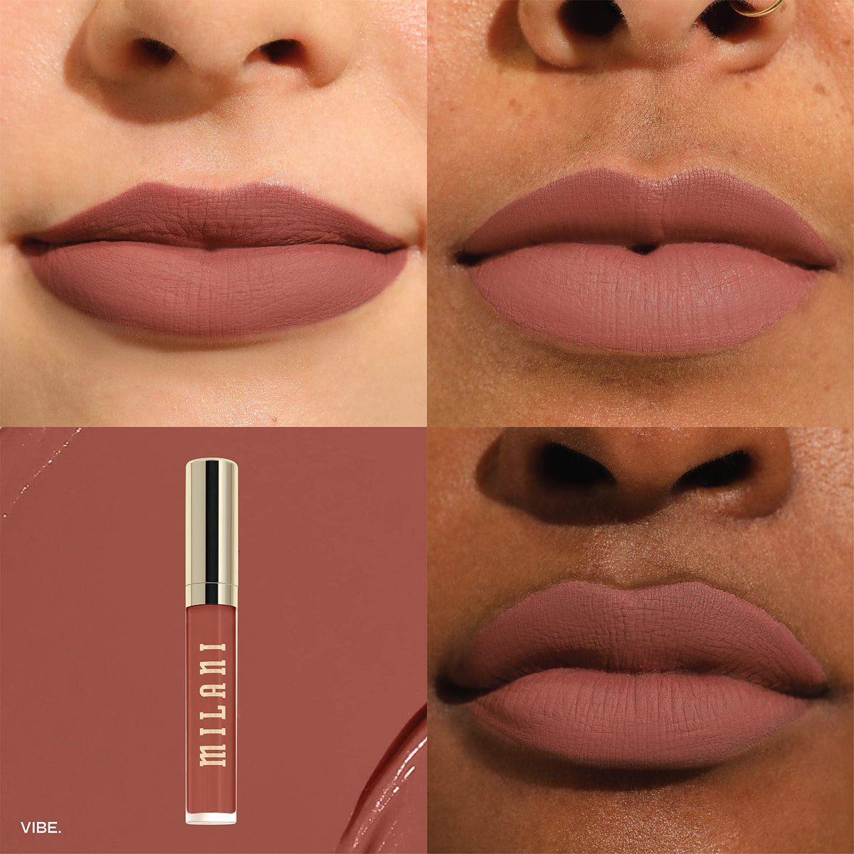 Milani, Labial líquido Mate Stay Put Liquid Lip Longwear (Vibe)