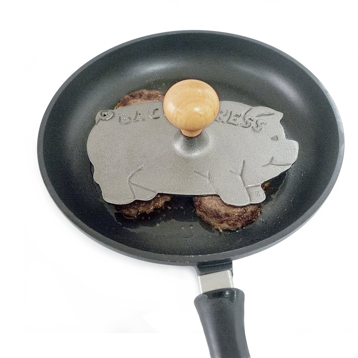 Prensa para Tocino Norpro Hierro Fundido con Mango de Madera