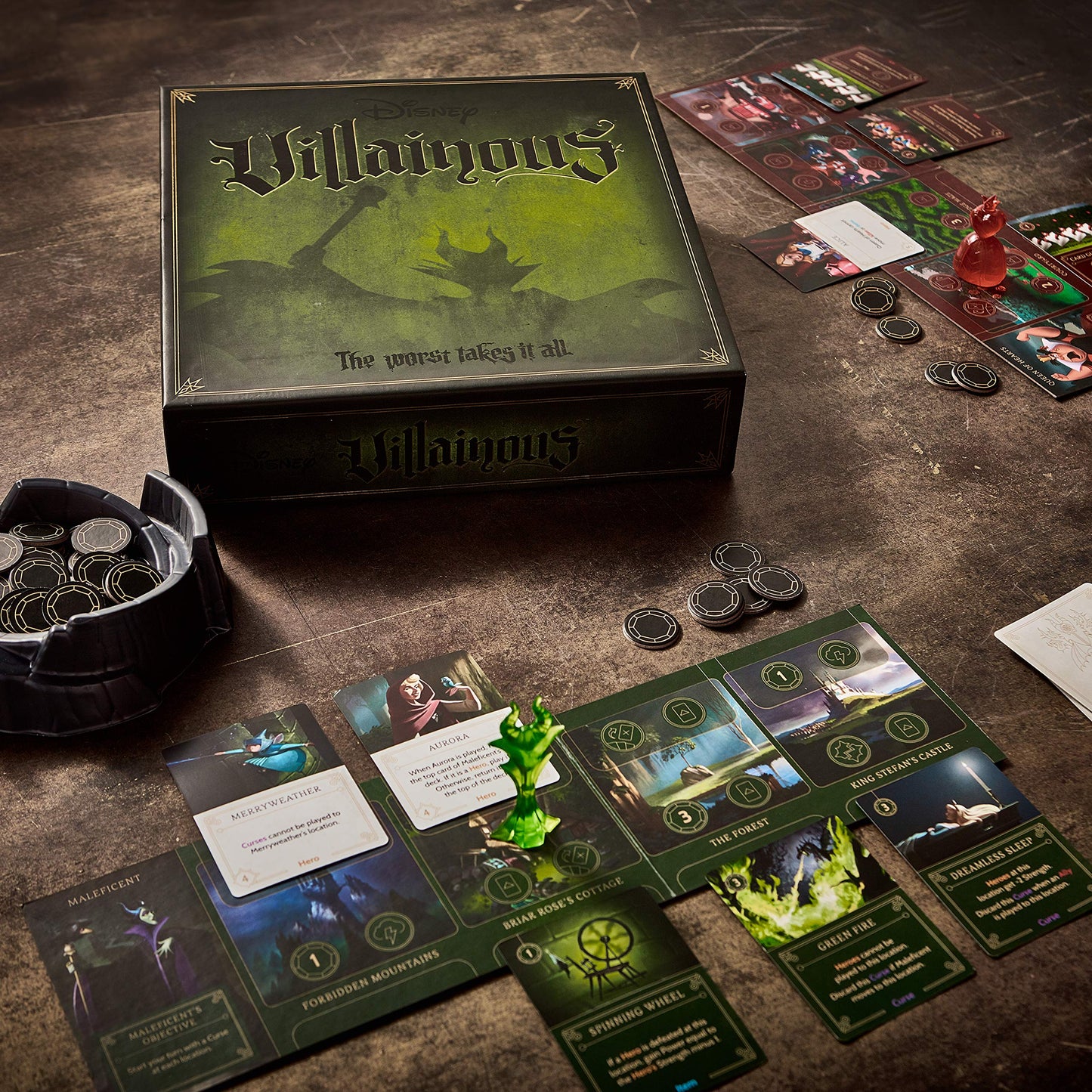 Juego de Mesa Ravensburger Disney Villainous para Mayores de 10 Años Ganador del Premio Toty 2019