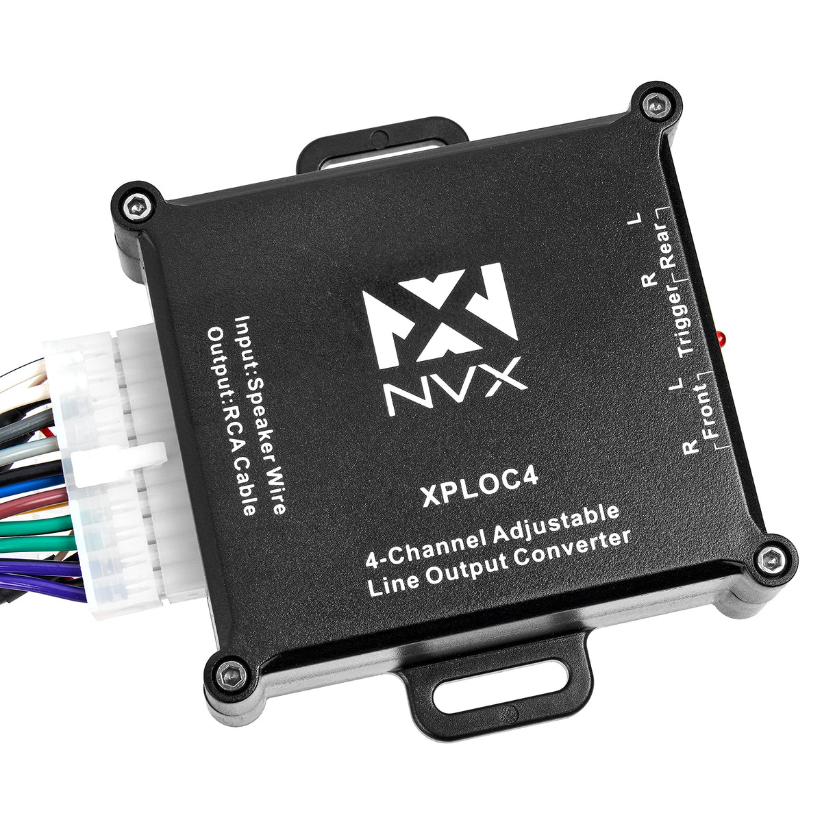Convertidor de Salida de Línea NVX XPLOC4 600W Distorsión Súper Baja Ajustable 4 Canales Premium