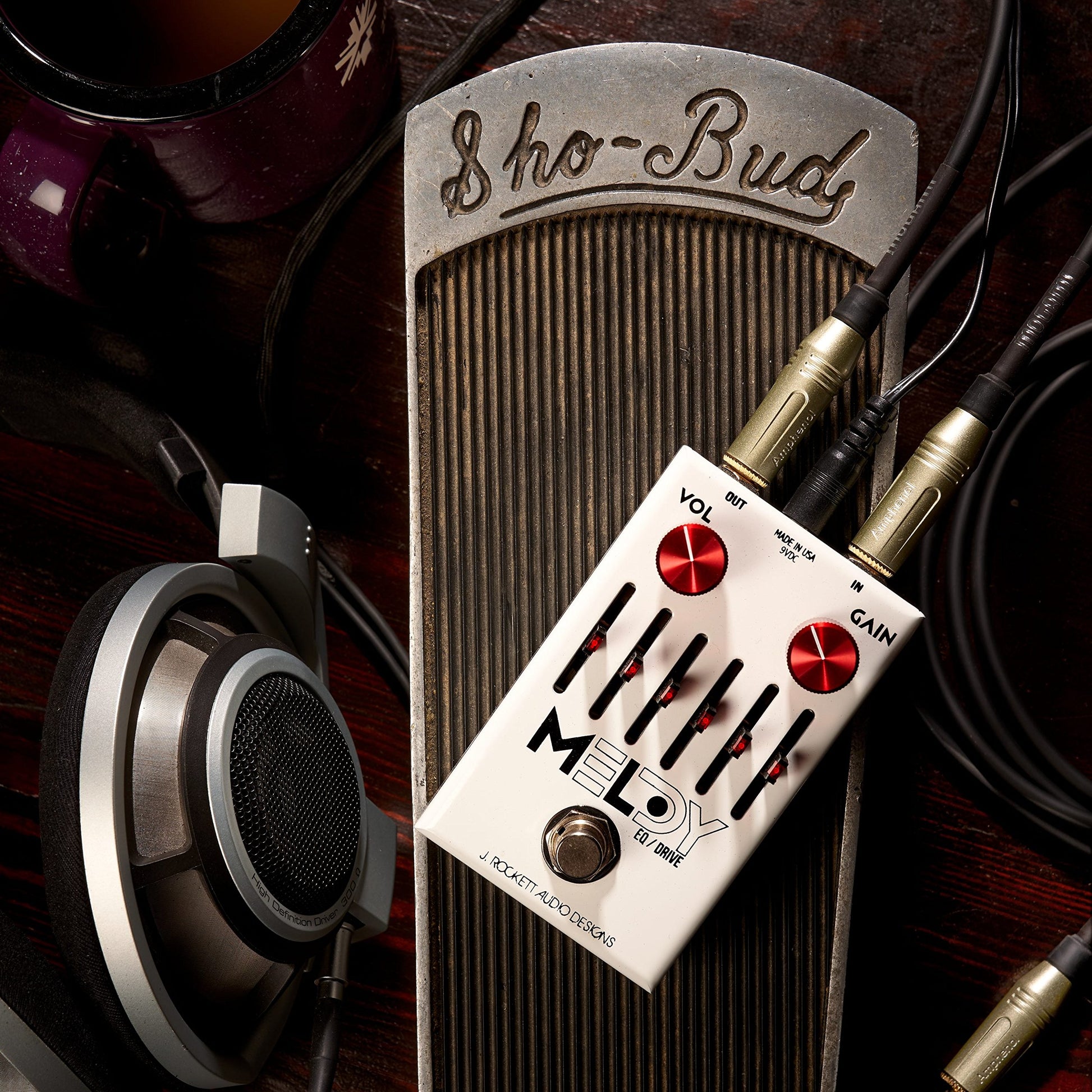 Pedal de Efectos de Guitarra J. Rockett Audio Designs Q Series Melody Overdrive y Ecualizador 6 Bandas