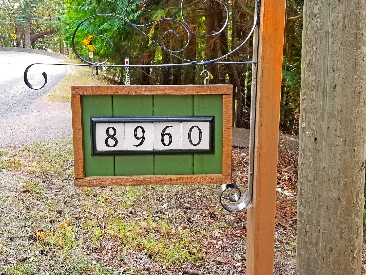 NACH AZ-CLASSIC House Address Number Tiles - #5, Marble/Beige, 4 x 4"