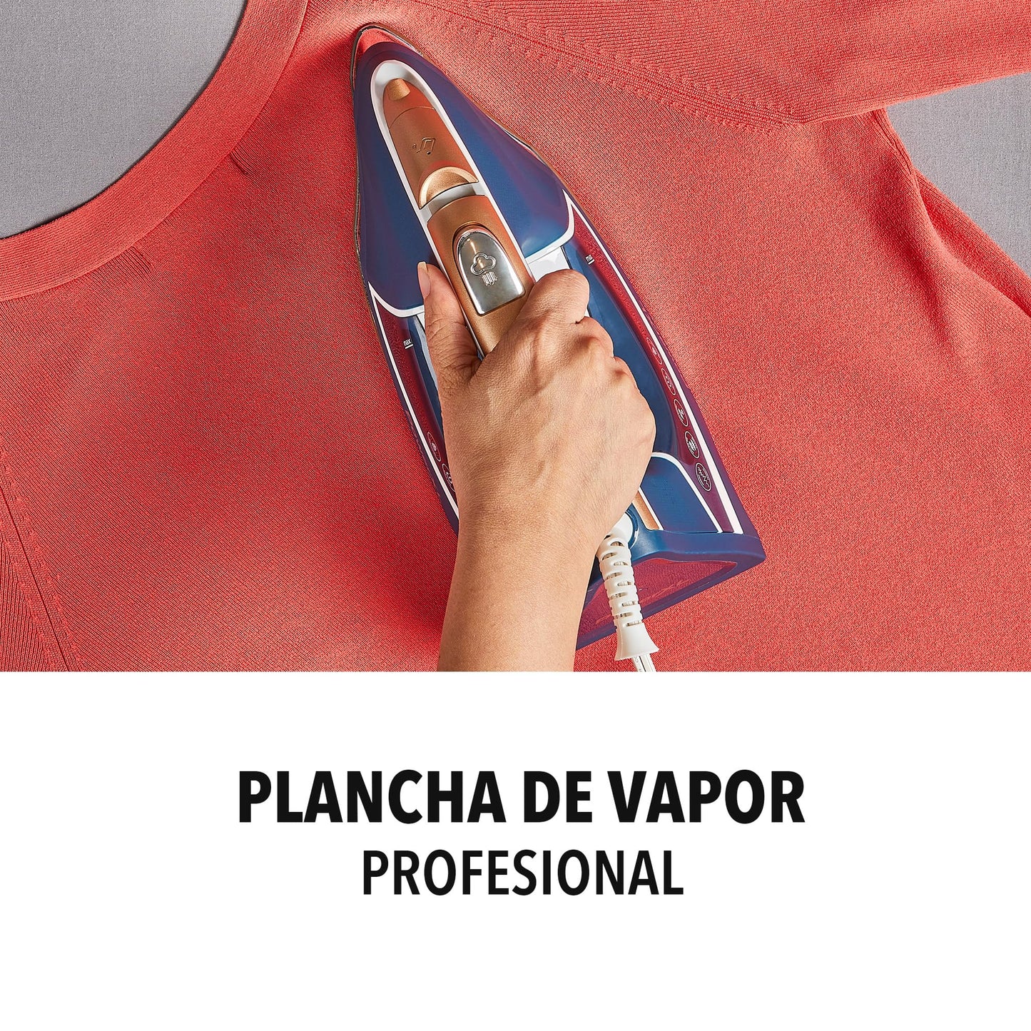 Plancha de Vapor PowerXL Azul Profesional con 6 Ajustes de Temperatura