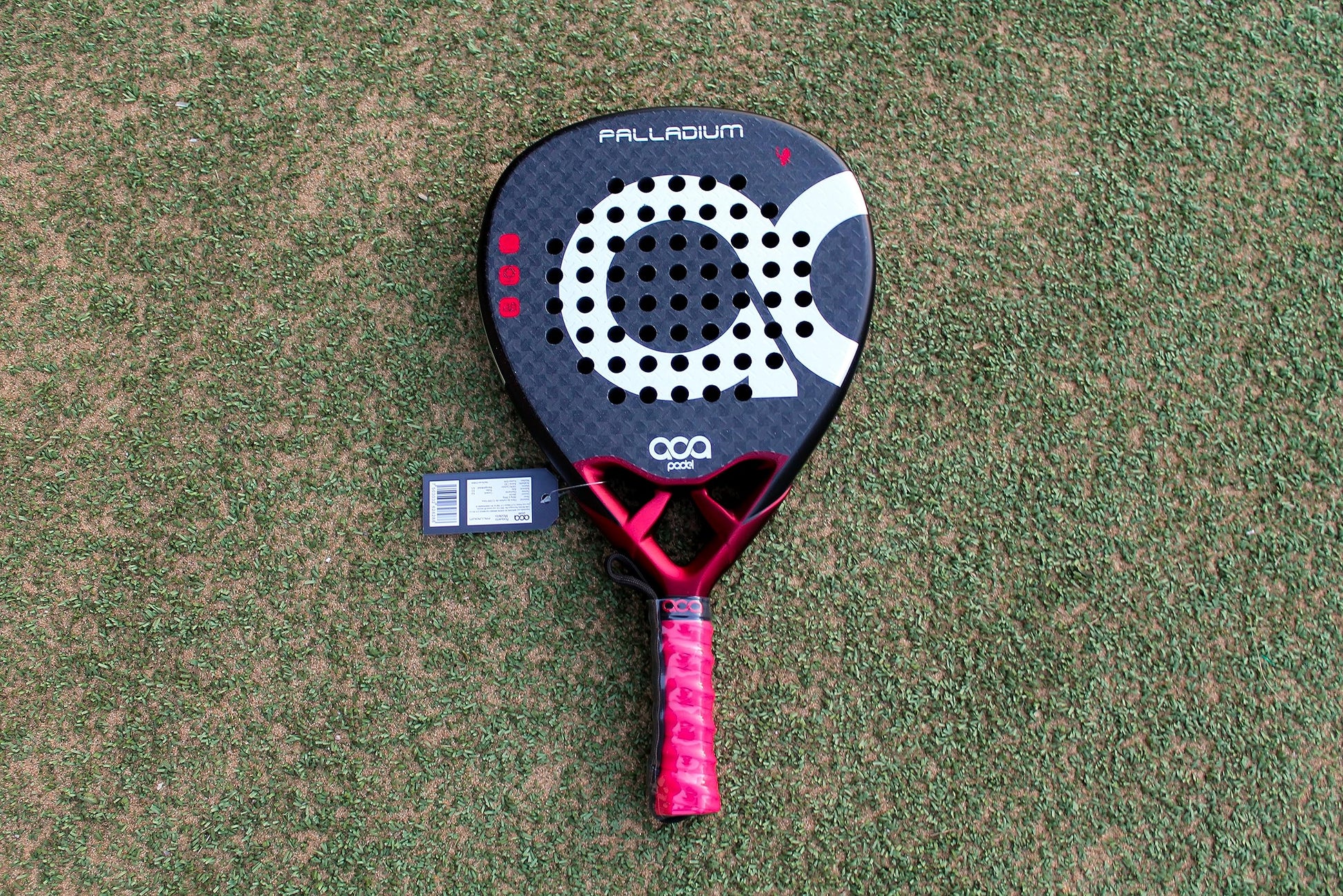 Pala de Pádel ACA Palladium Rojo y Metal Unitalla