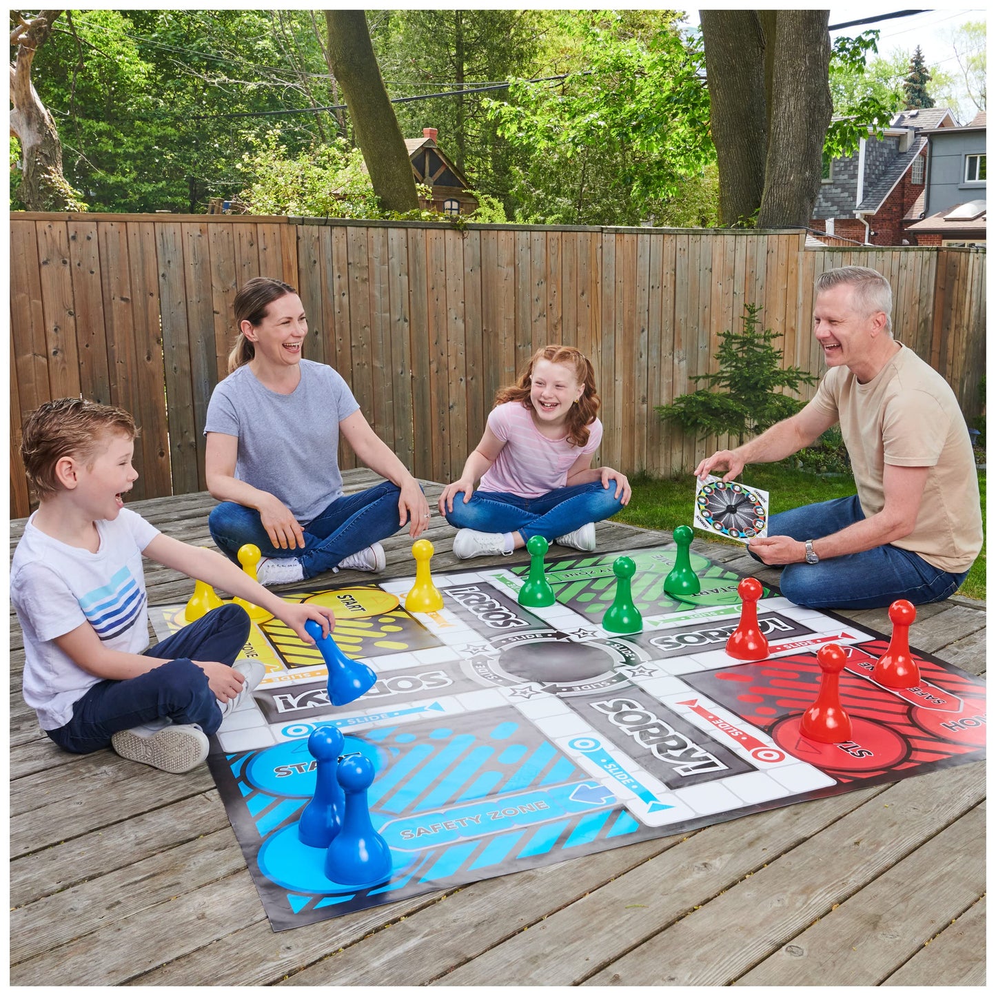 Juego de Mesa Spin Master Games Giant Sorry Verano para Exteriores e Interiores