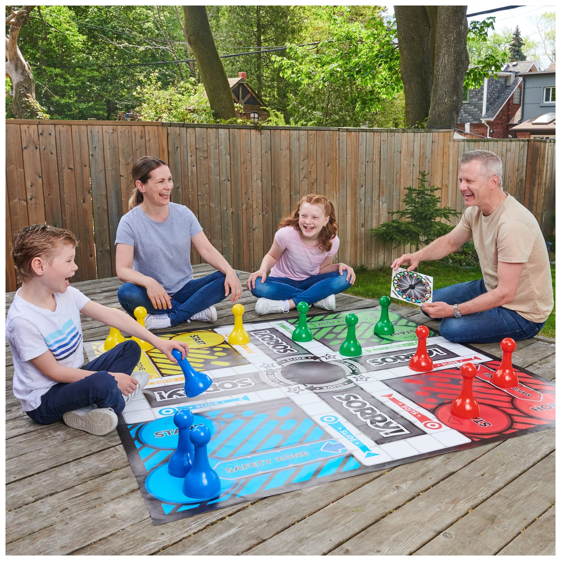 Juego de Mesa Spin Master Games Giant Sorry Verano para Exteriores e Interiores