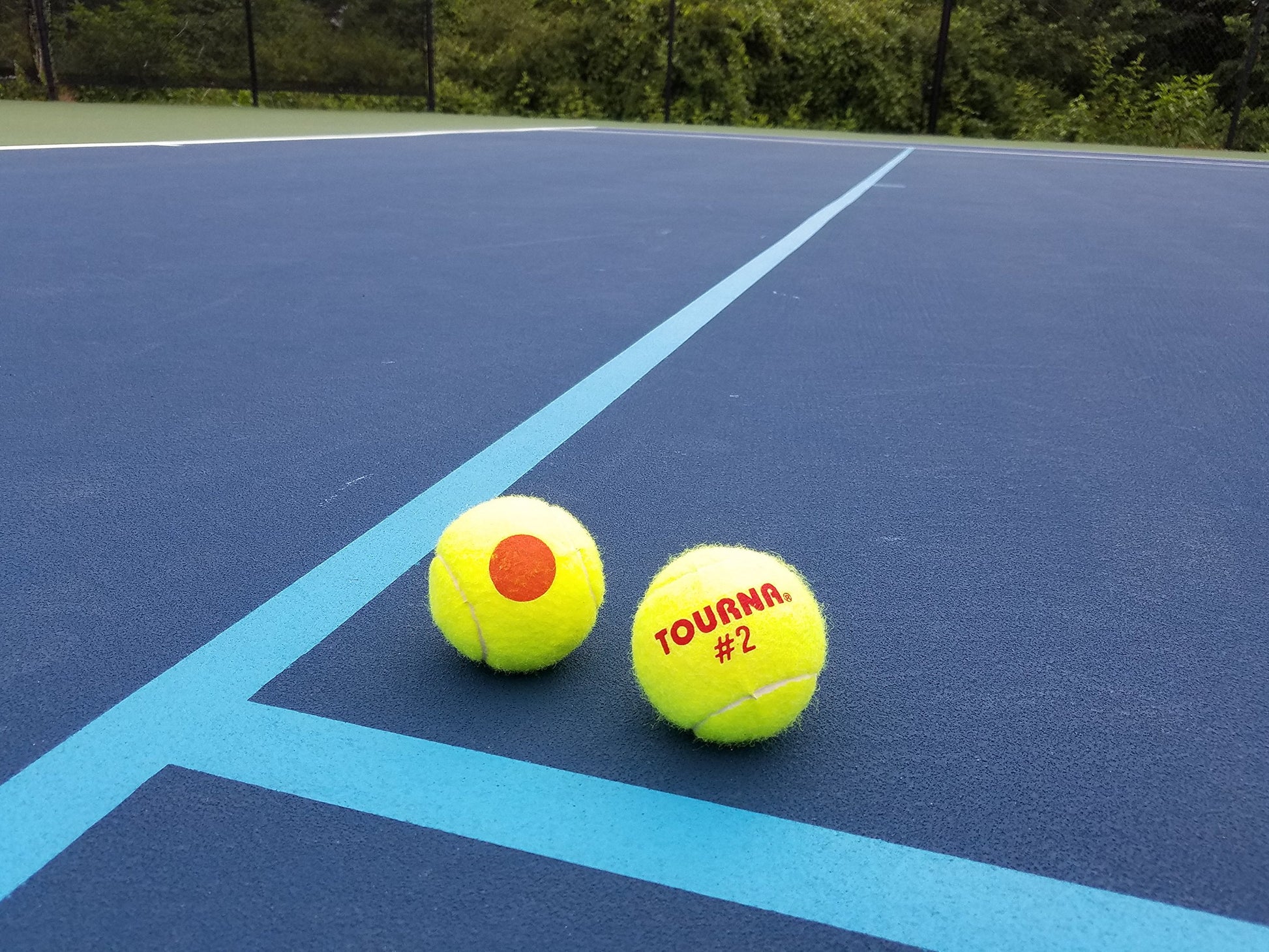 Pelota de Tenis Tourna Naranja Baja Compresión Segunda Etapa Paquete de 3