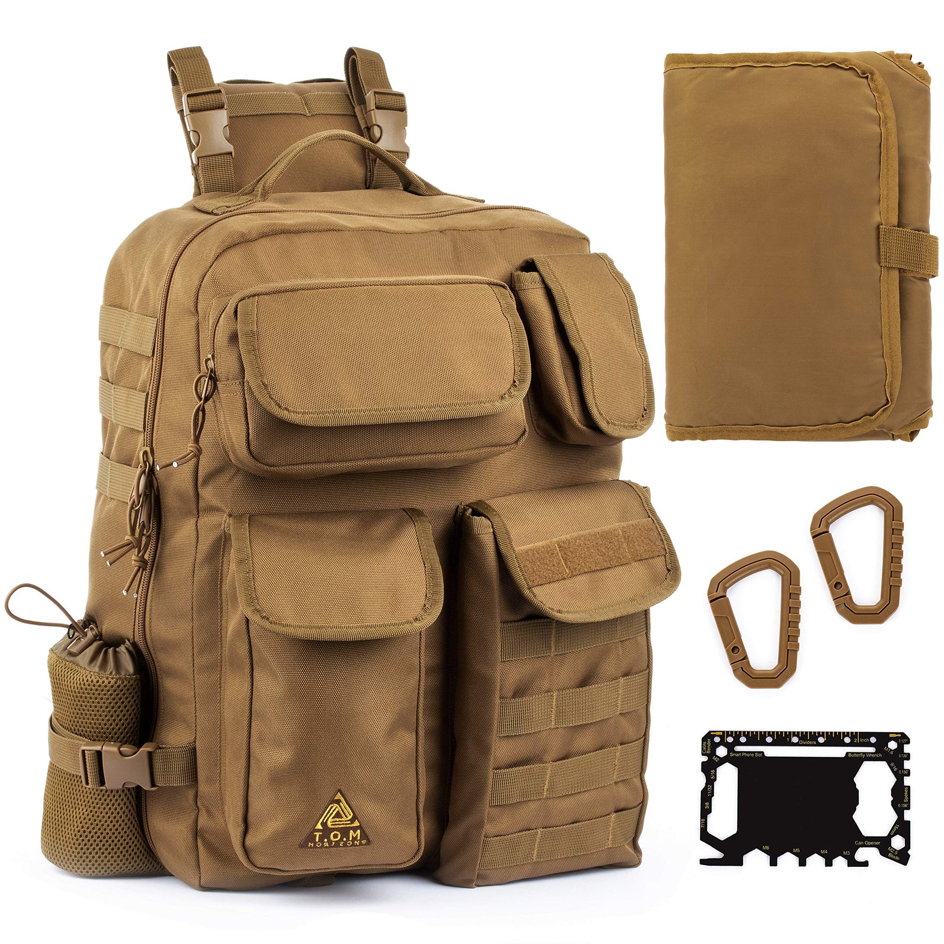 Bolsa de pañales para papá; sistema de cambio de pañales con una sola mano. Cambiador impermeable, bolsas aisladas para botellas. Mochila para pañales para hombre, nueva para otoño de 2020