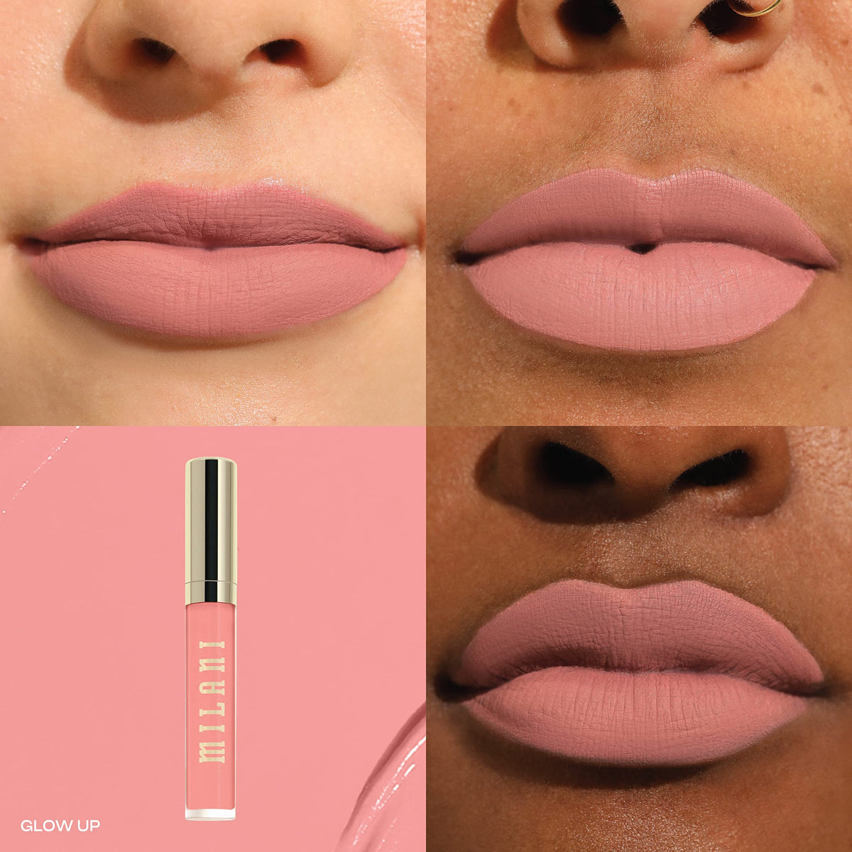 Milani, Labial líquido Mate Stay Put Liquid Lip Longwear (Glow Up)