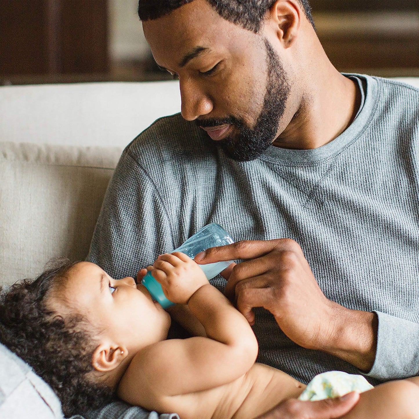 Botellas de Cuello Estándar Evenflo Feeding Rosa Lavanda Verde Azulado para Bebé y Recién Nacido