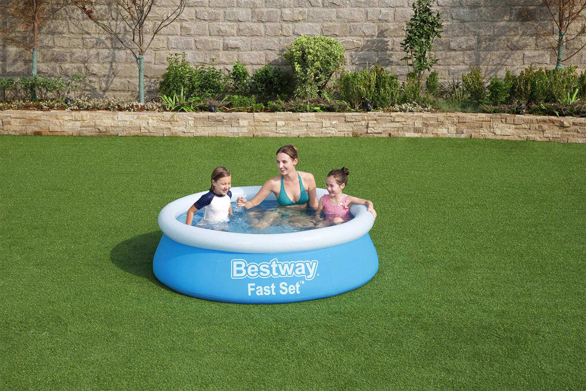 Alberca Inflable Red Azul Fast Set, Medidas 1.83Mx51Cm (6'X20"), Capacidad 940 Lts