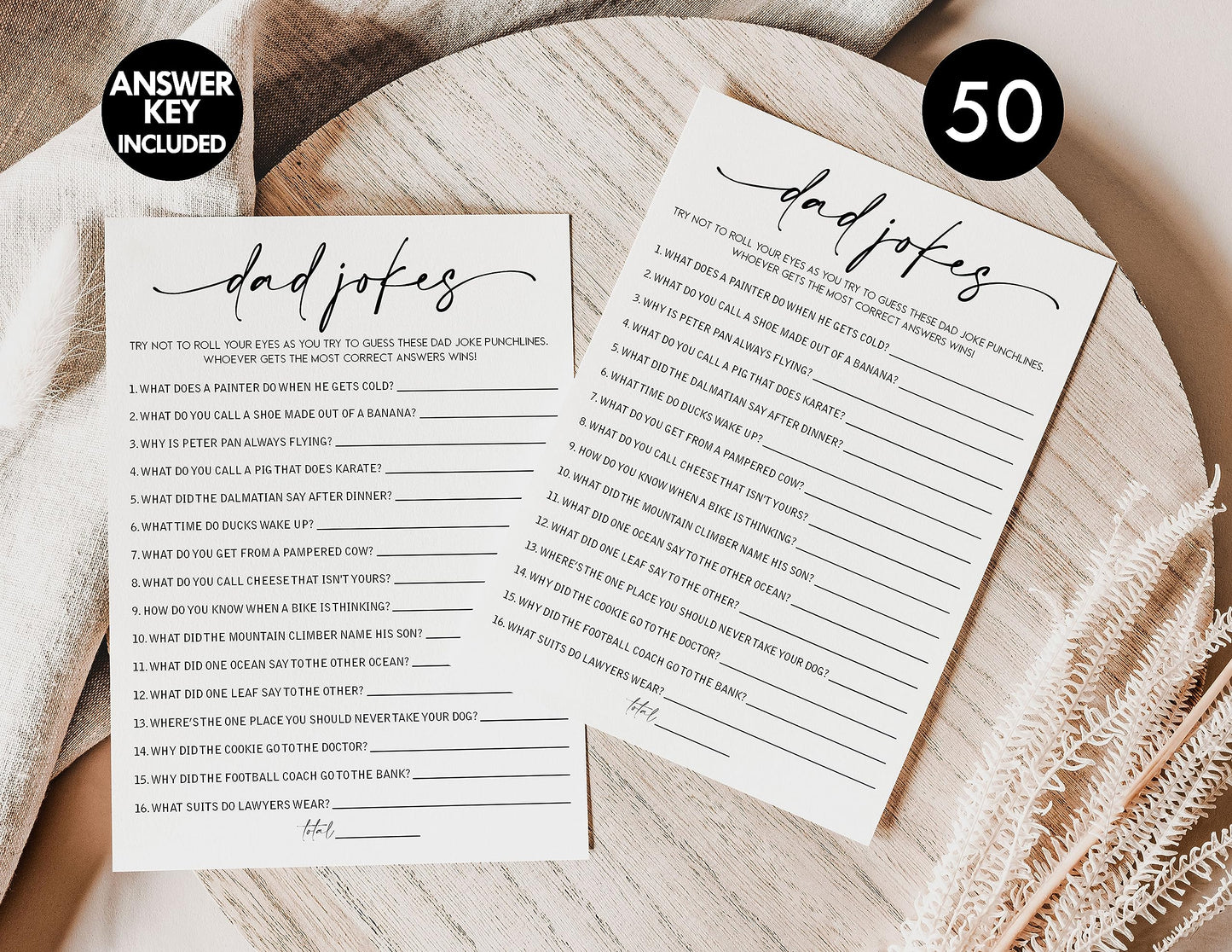 Juego de 50 bromas para baby shower (50 cartas) divertido juego de baby shower, género neutro niño o niña, co-ed, minimalista