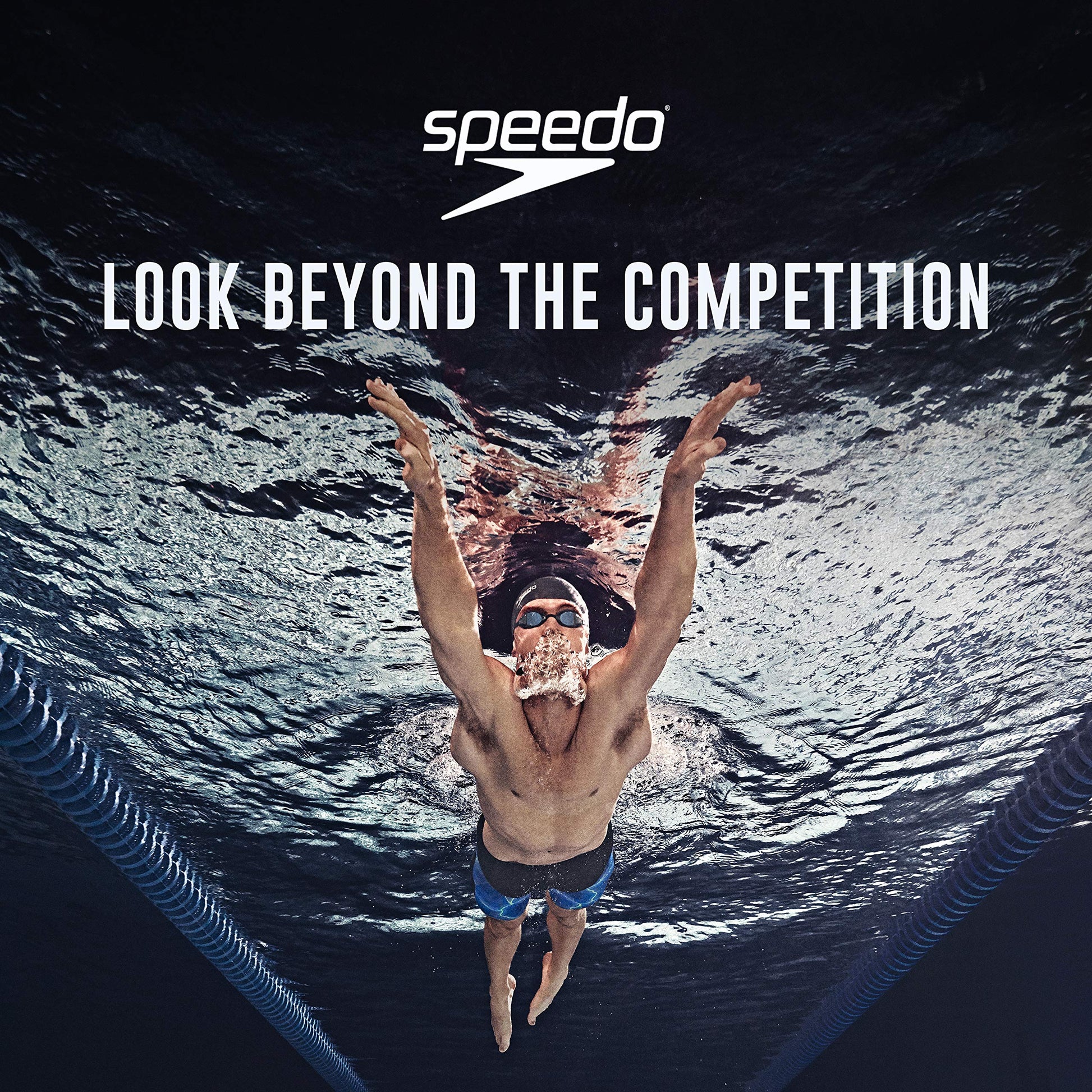 Anteojos de Natación Speedo Blanco Negro Speed Socket 2.0 para Adulto Unisex