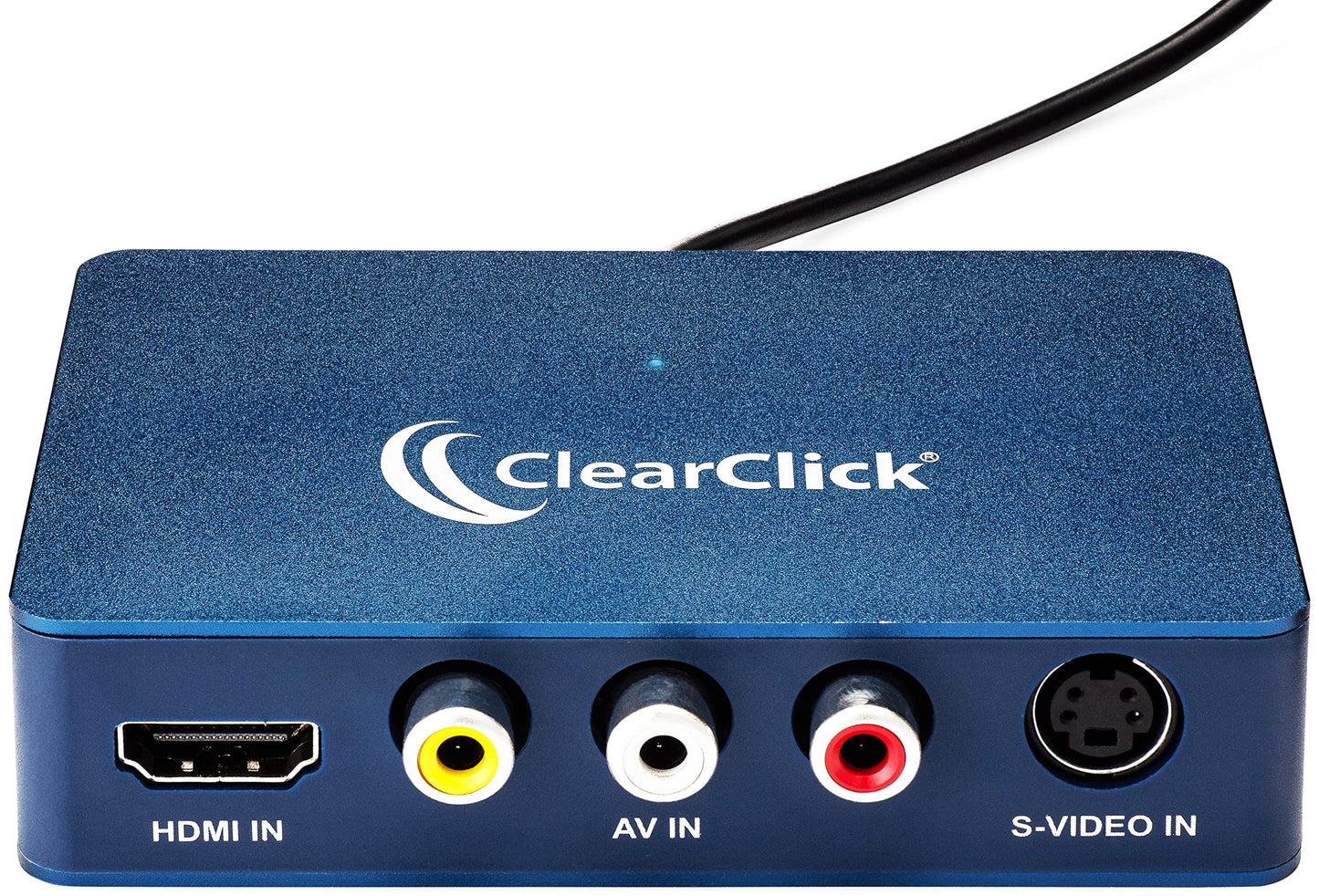 ClearClick Video to USB 1080P Audio Video Capture & Live Streaming Device - Entrada HDMI, AV, RCA, S-Video, VCR, VHS, videocámara, Video8, Hi8, DVD, sistemas de juegos - USB-C Plug & Play